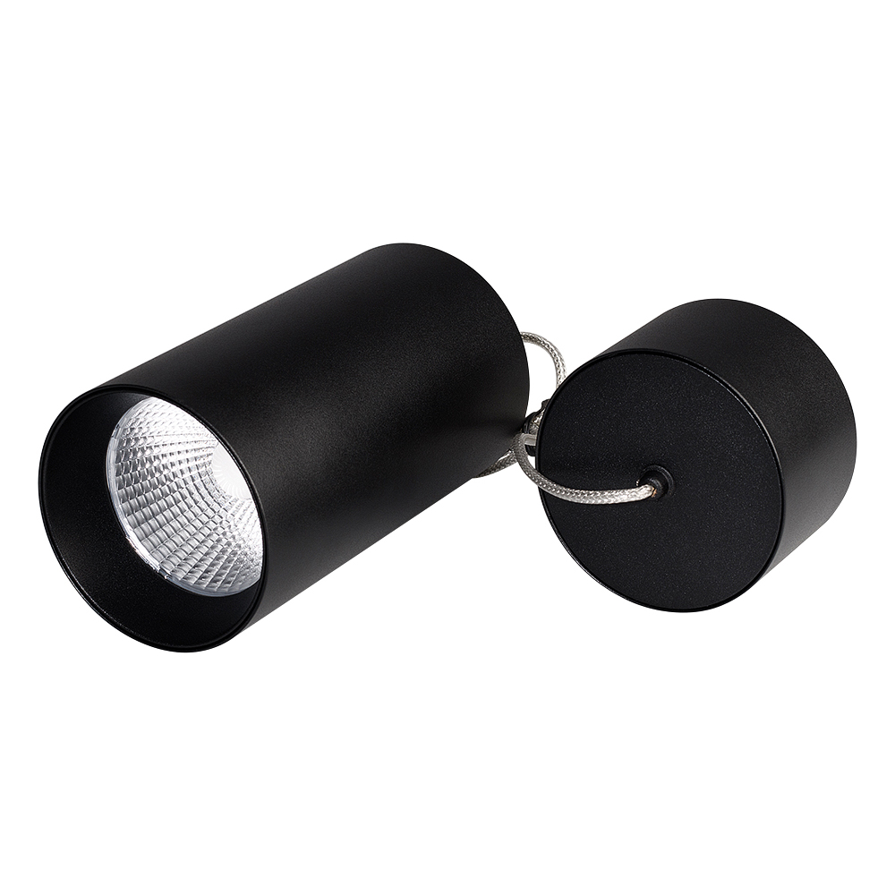 Светильник SP-POLO-HANG-R85-15W White5000 (BK-BK, 40 deg) (Arlight, IP20 Металл, 3 года)