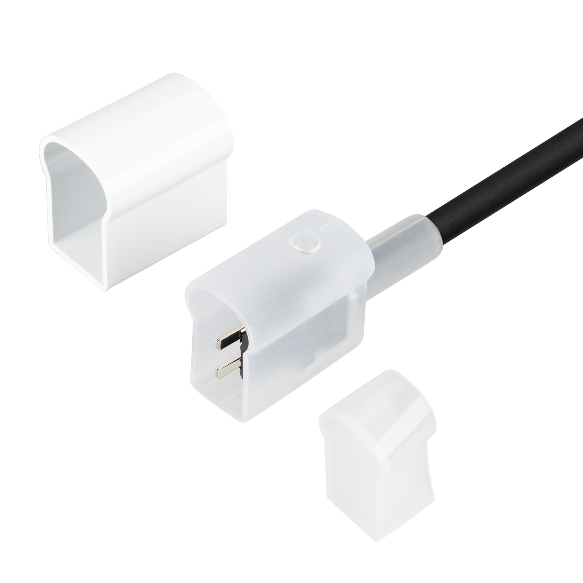 Шнур питания MOONLIGHT-Power-230V (12x24mm) (Arlight, Силикон)