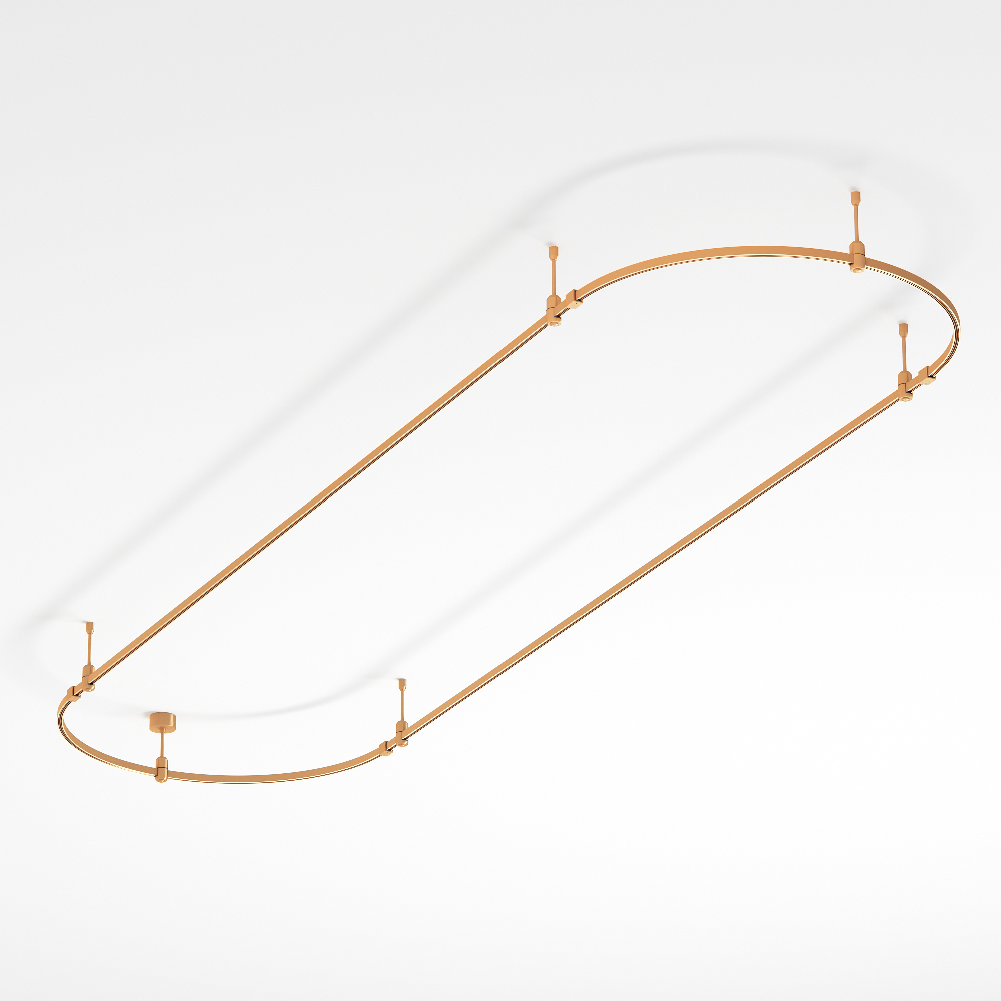 Основание ART-APRIORI-OVAL-ROD-200-3000x1000 (GD) (Arlight, IP20 Металл, 3 года)