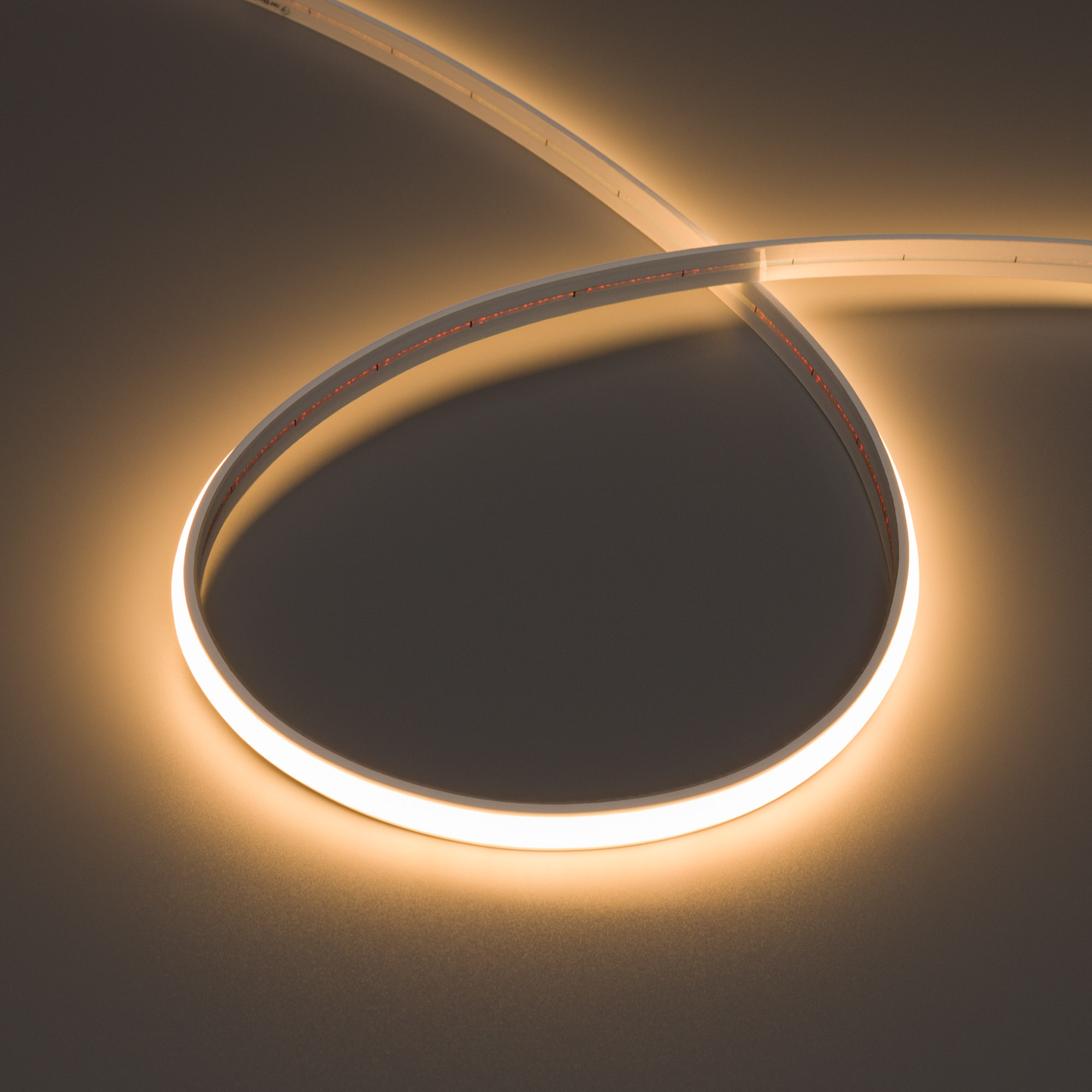 Лента герметичная MOONLIGHT-TOP-X544-10x5mm 24V Warm2700 (10 W/m, IP65, 5m, wire x1) (Arlight, Вывод прямой, 3 года)