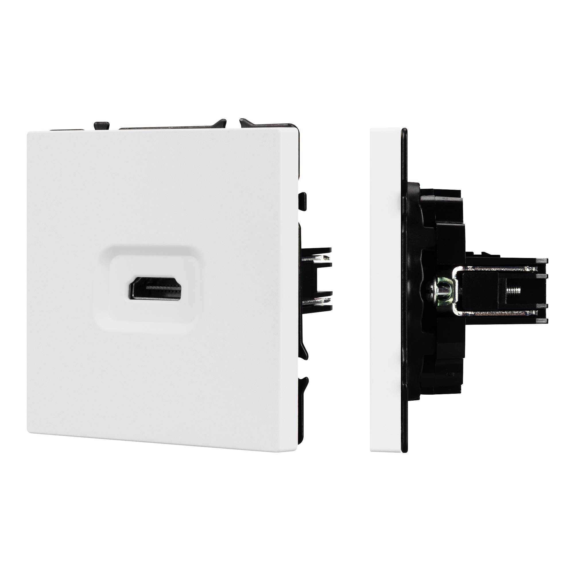 ARL NOBE Розетка HDMI софт-тач белый кварц SCT-MHD1-SFPL-WH (Arlight, -)