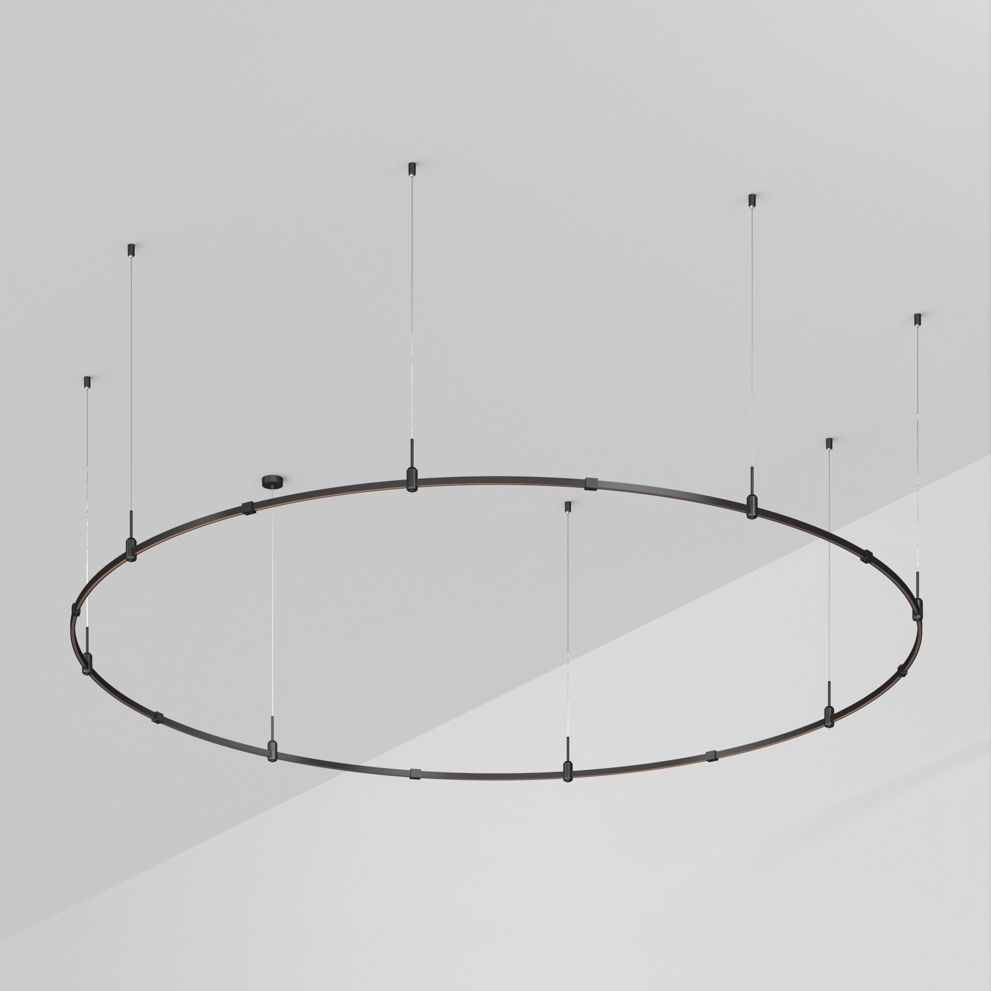 Основание ART-APRIORI-ROUND-HANG-R3000 (BK) (Arlight, IP20 Металл, 3 года)
