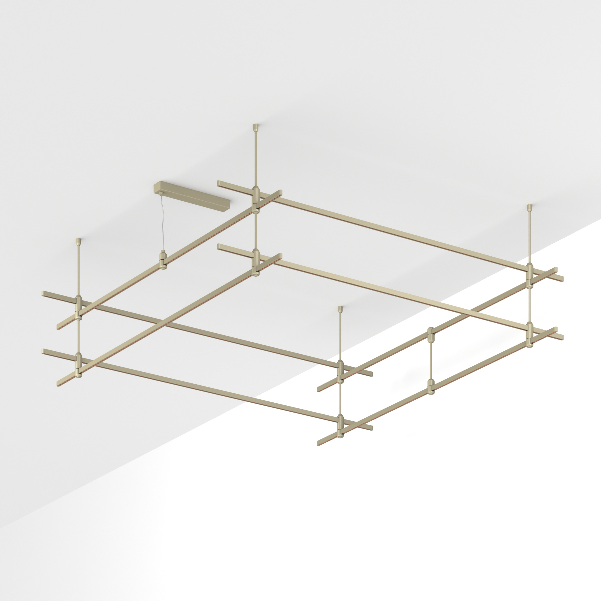 Основание ART-APRIORI-QUADRAT-2-ROD-400-2000x2000 (OG) (Arlight, IP20 Металл, 3 года)