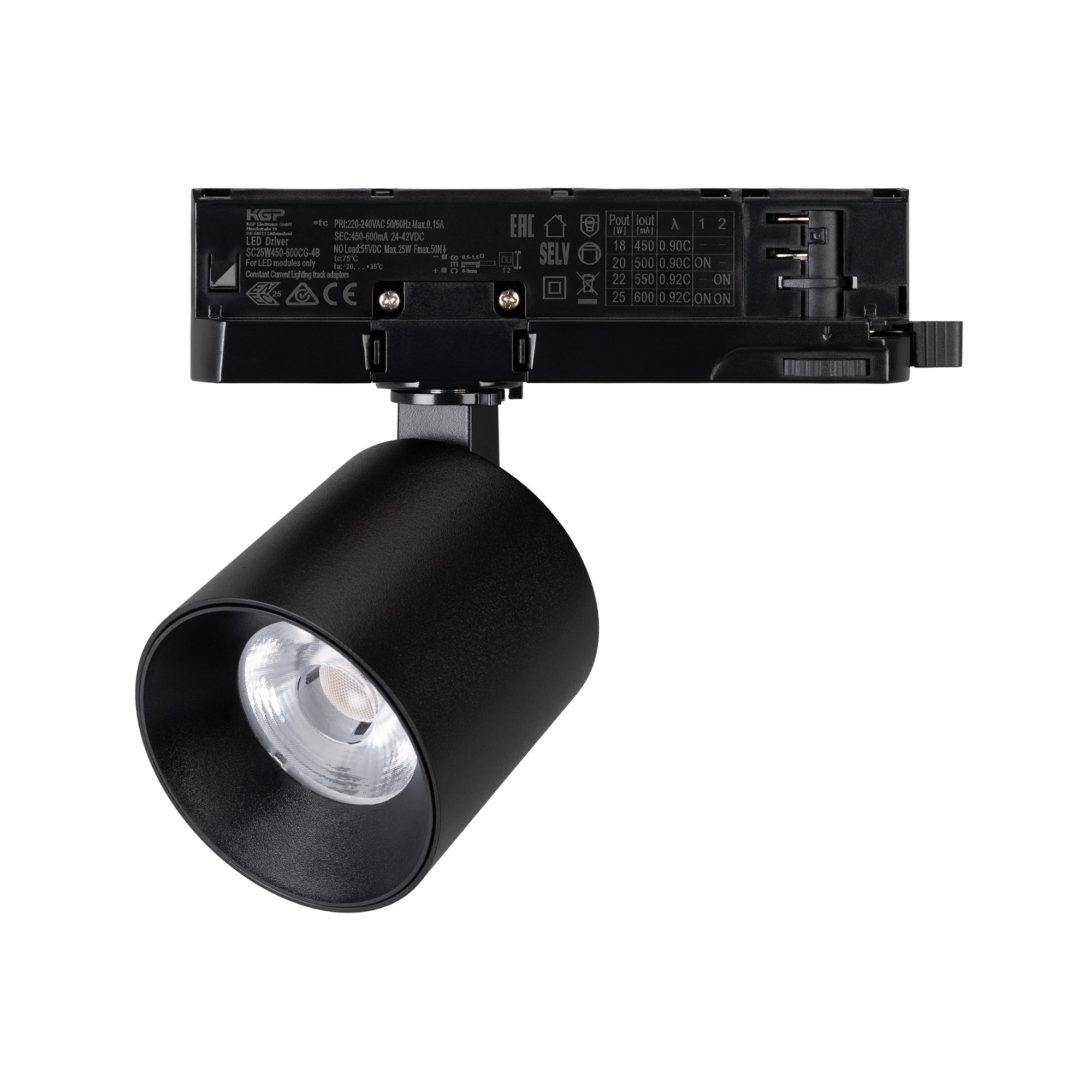 Светильник LGD-DYKE-4TR-R75-16W Day4000 (BK, 20 deg, 230V, DALI) (Arlight, IP20 Металл, 5 лет)