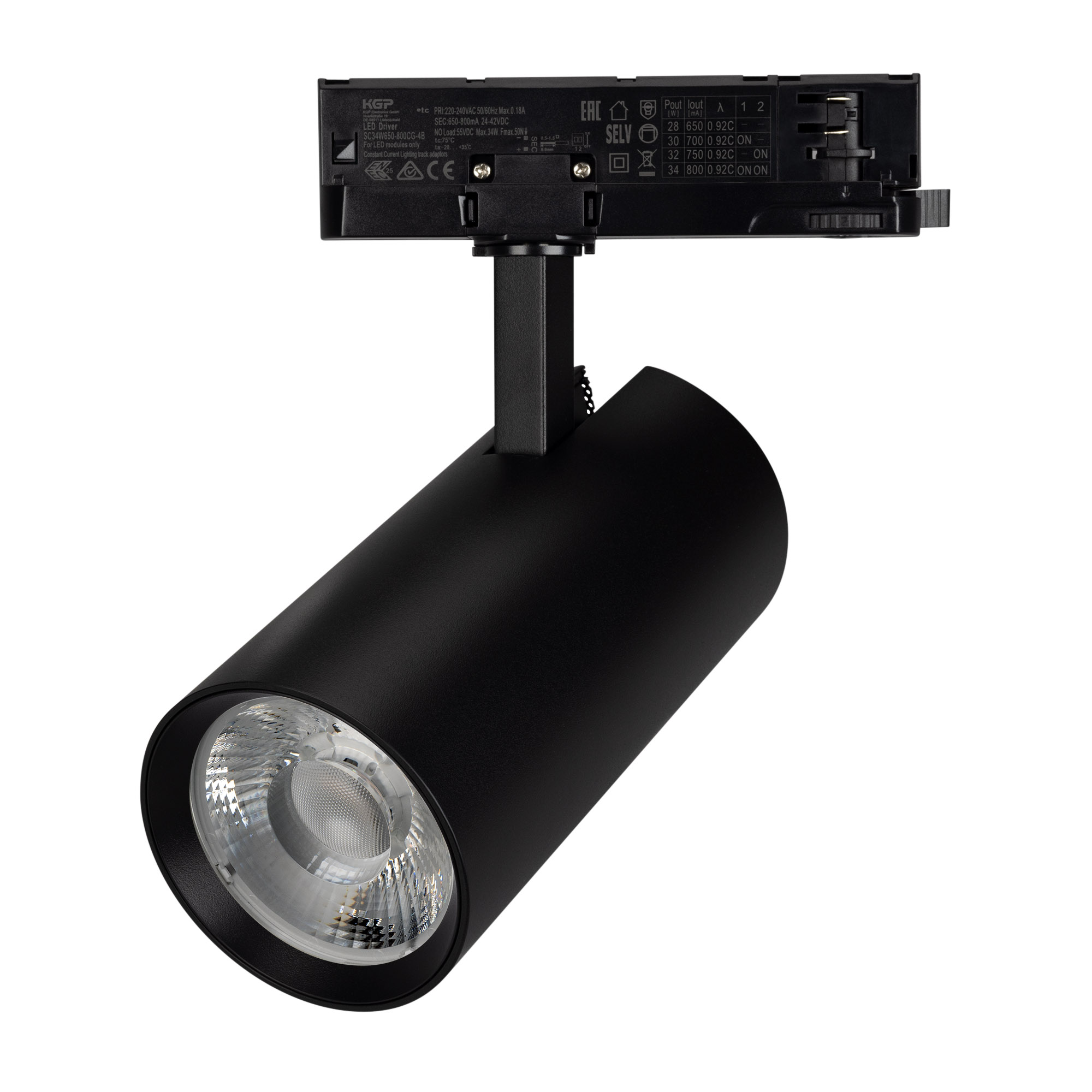 Светильник LGD-GERA-4TR-R90-30W Day4000 (BK, 24 deg, 230V) (Arlight, IP20 Металл, 5 лет)