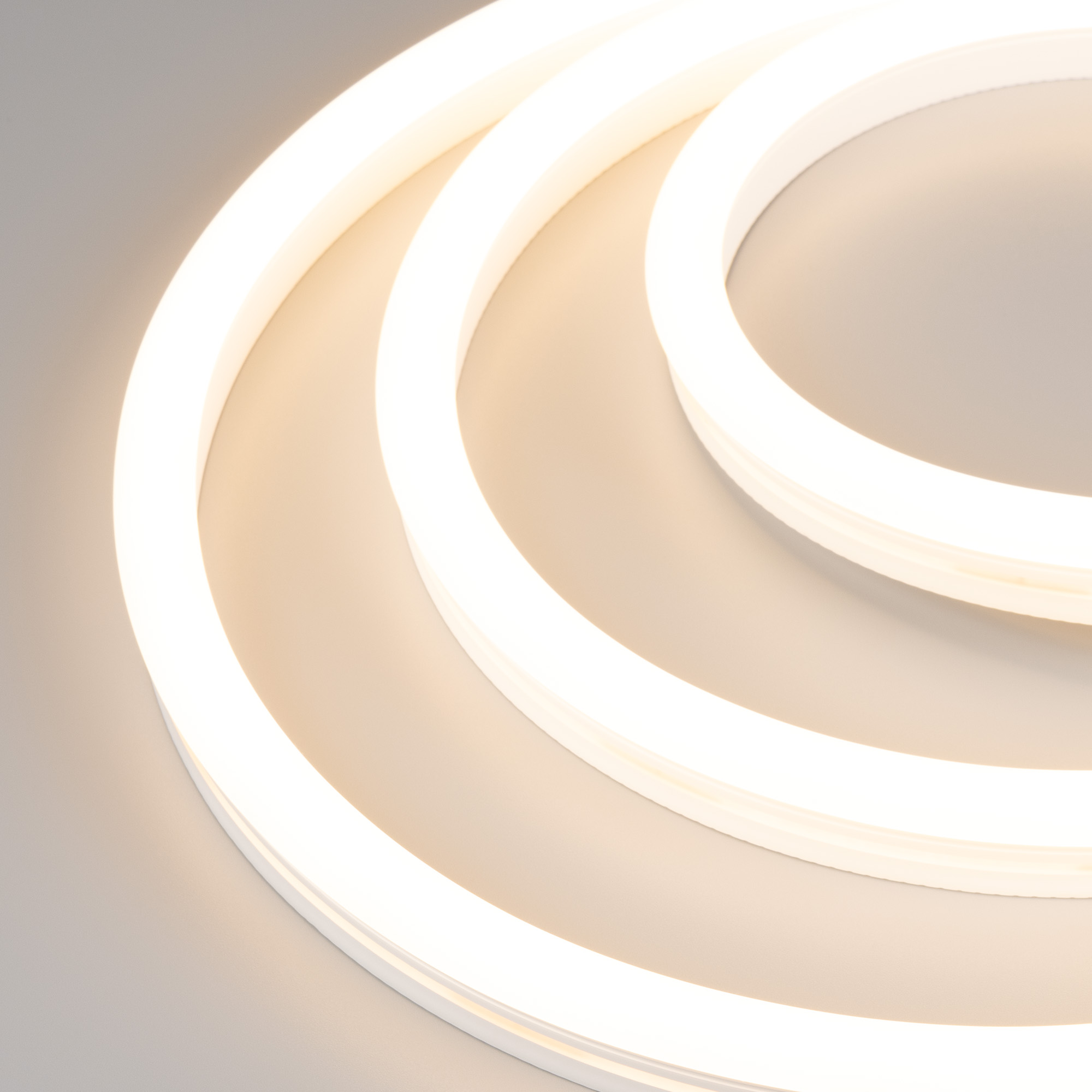 Лента герметичная WAVE-SIDE-A120-12x25mm 230V Warm3000 (12 W/m, IP67, 50m, wire x2) (Arlight, Грибовидная форма)