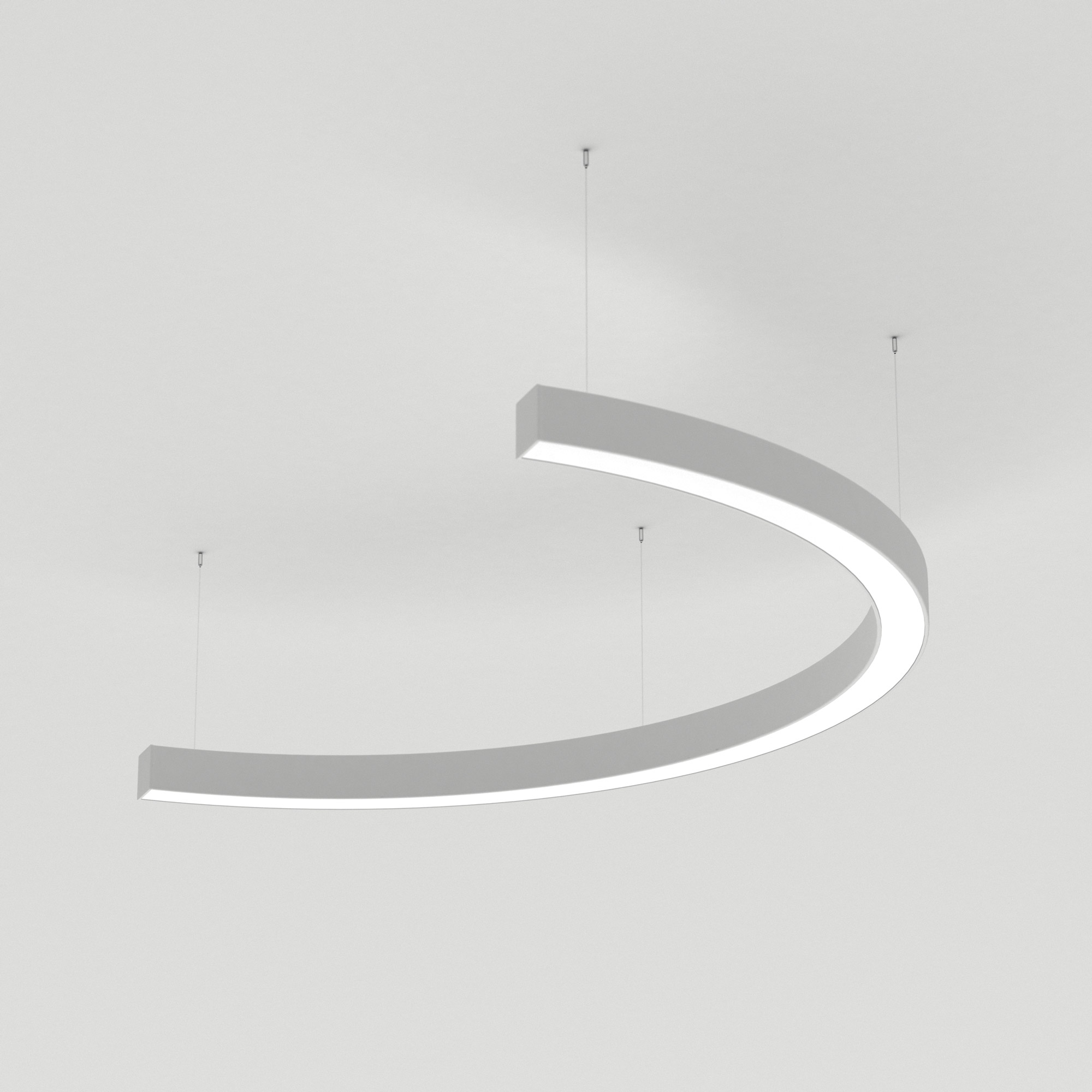 Светильник SP-LINE-HANG-ARC-C3535-D800-28W Day4000 (WHITE, 230V) (Arlight, Металл)