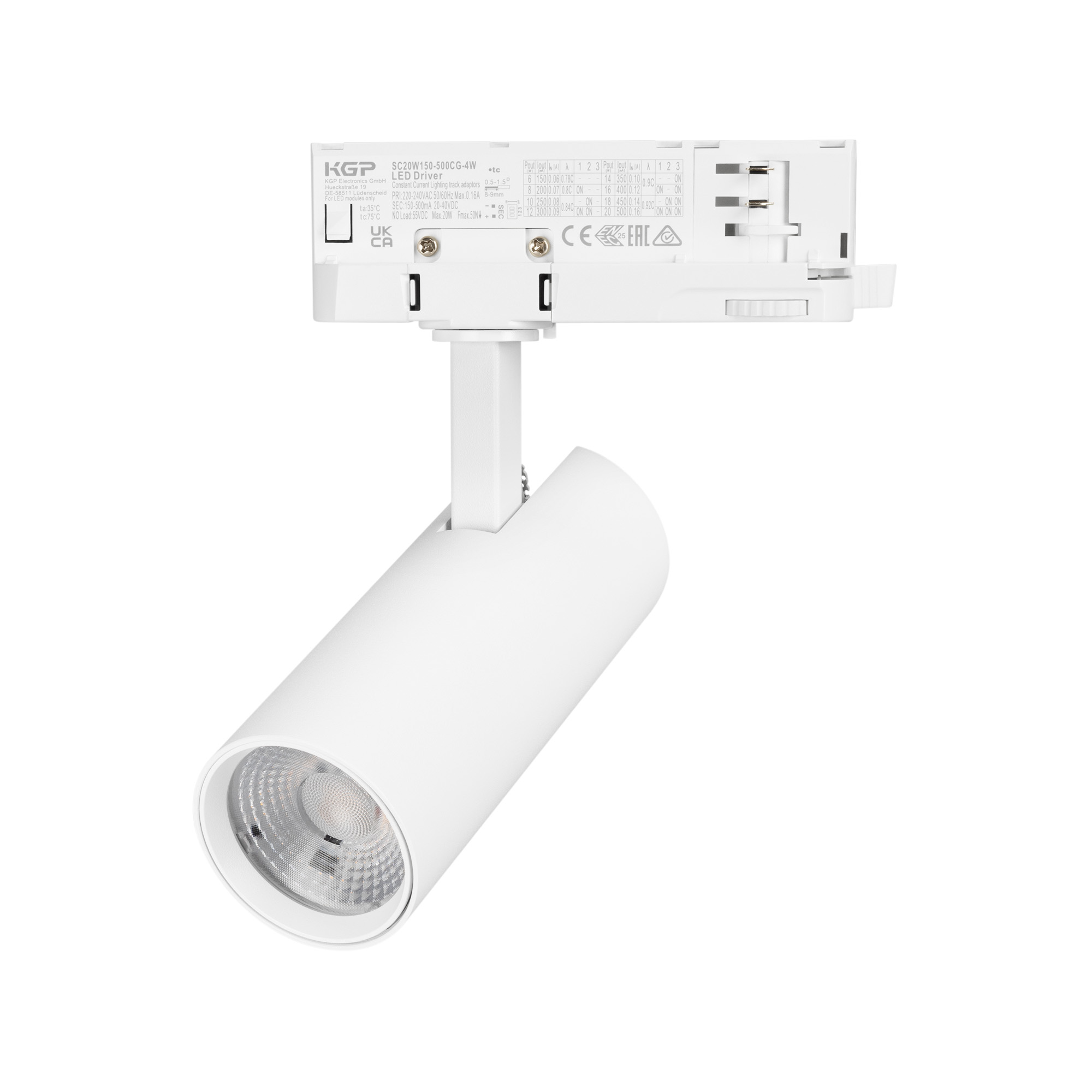 Светильник LGD-GERA-4TR-R55-10W Day4000 (WH, 55 deg, 230V) (Arlight, IP20 Металл, 5 лет)