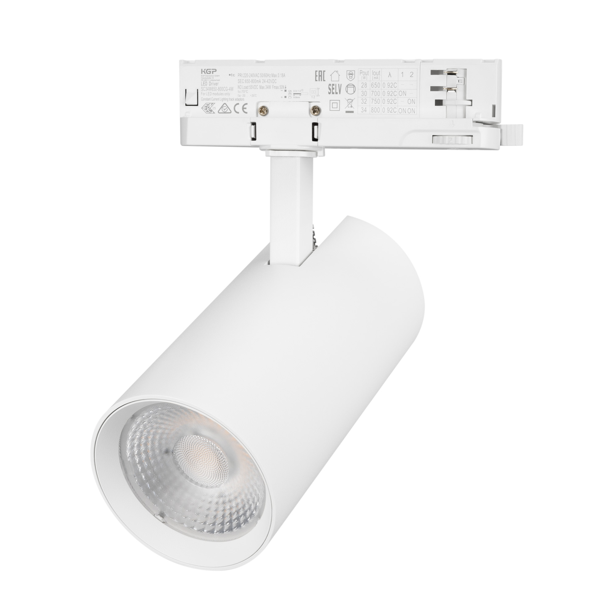 Светильник LGD-GERA-4TR-R90-30W Day4000 (WH, 55 deg, 230V) (Arlight, IP20 Металл, 5 лет)