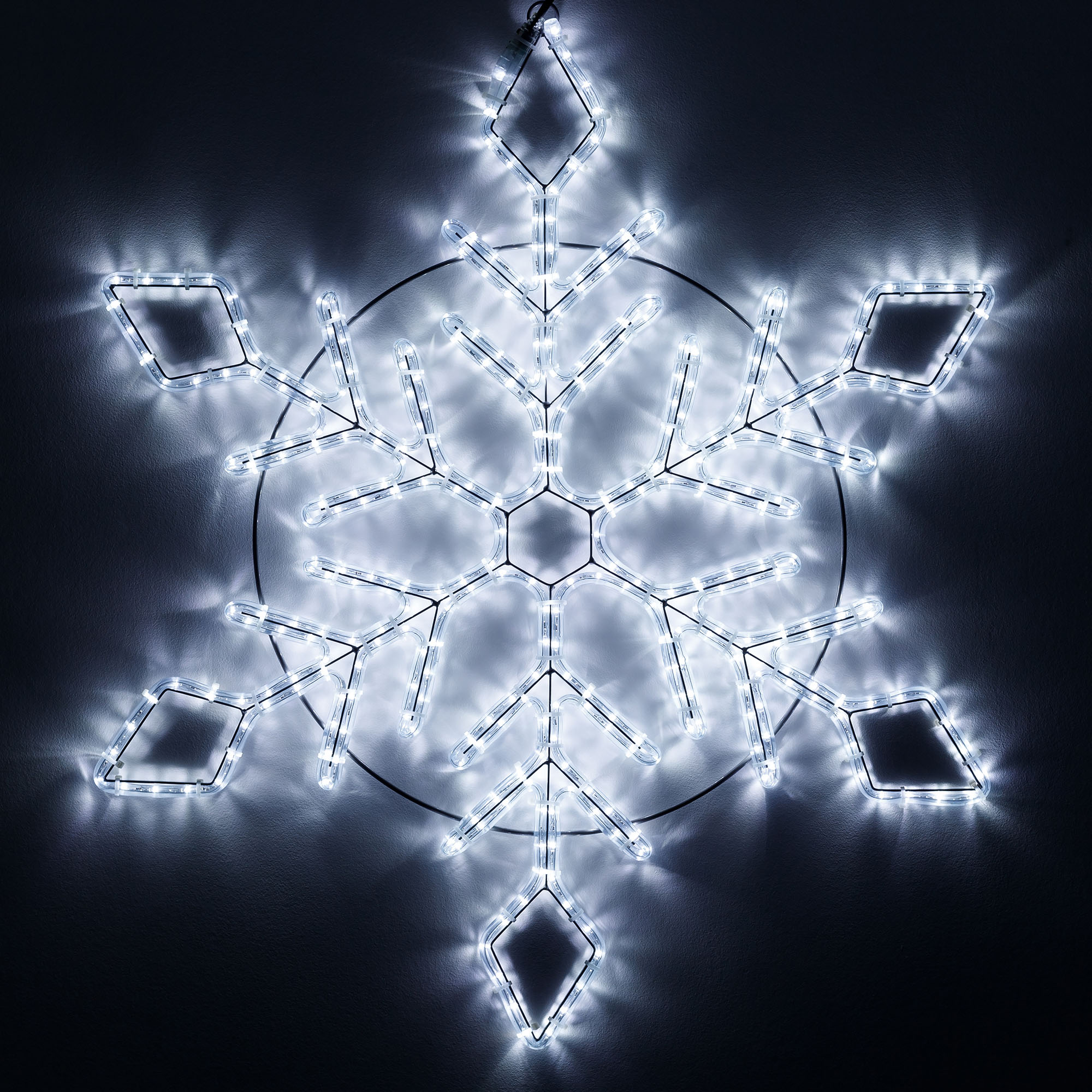 Фигура светодиодная ARD-SNOWFLAKE-M9-900x900-360LED White (230V, 22W) (Ardecoled, IP65, 1 год)