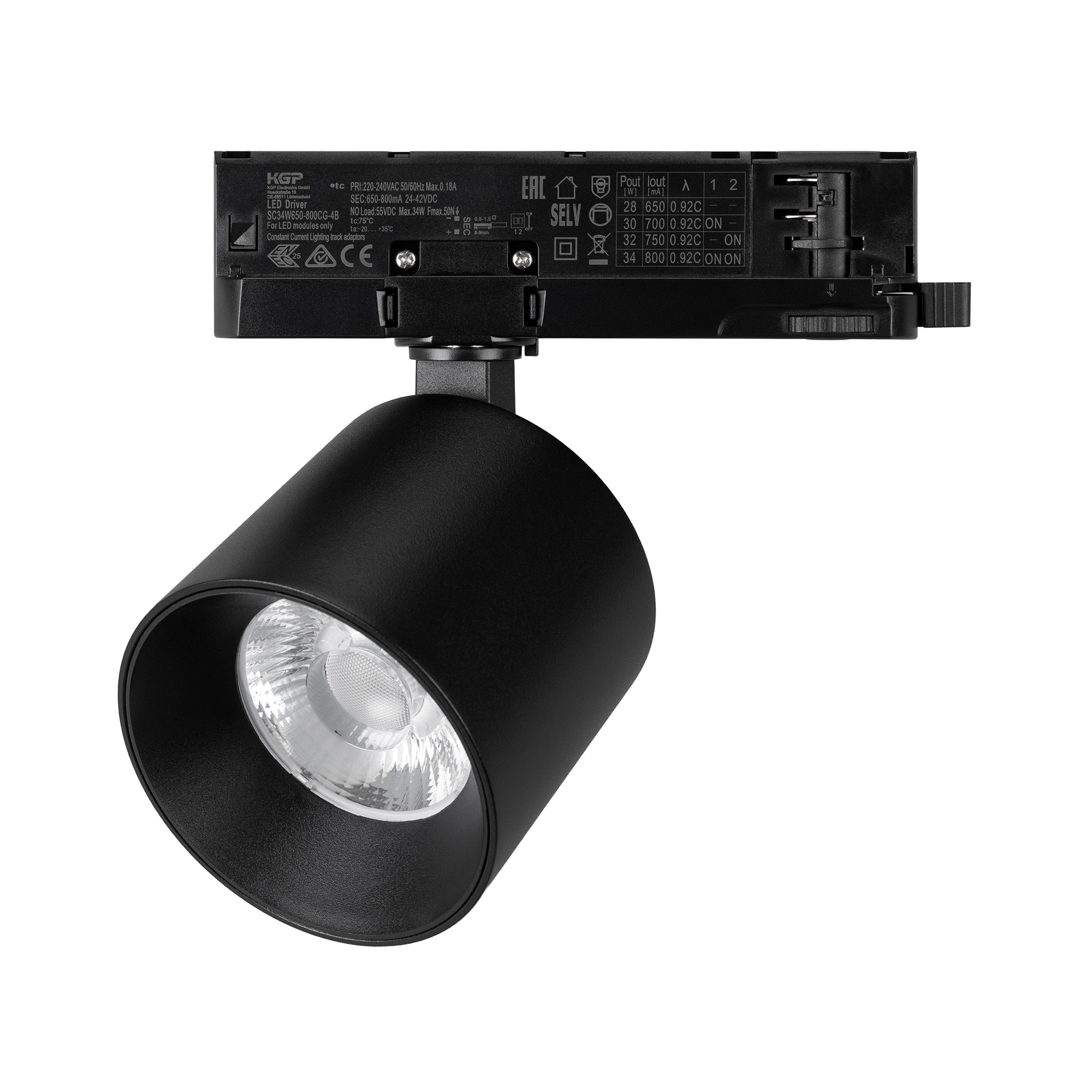 Светильник LGD-DYKE-4TR-R90-26W Day4000 (BK, 20 deg, 230V) (Arlight, IP20 Металл, 5 лет)
