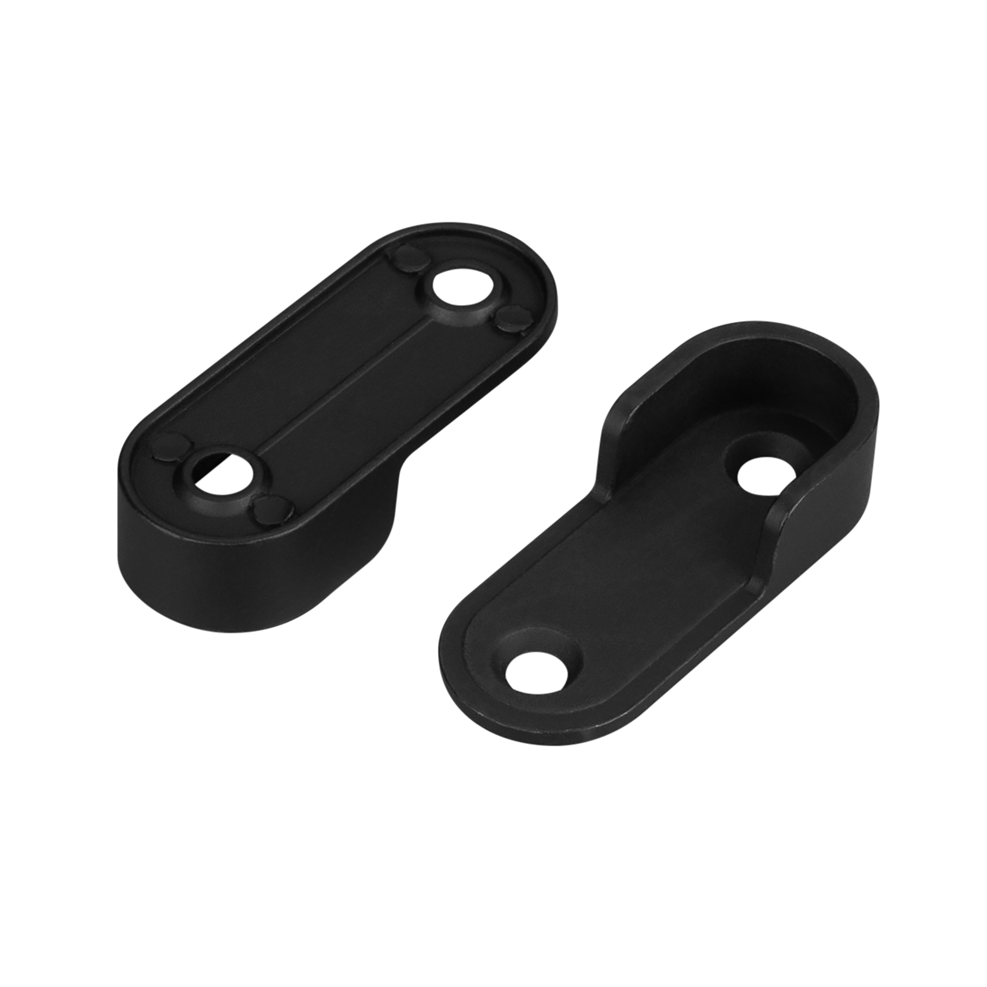 Держатель настенный WARDROBE-1530 BLACK (Arlight, Металл)