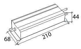 Блок питания ARPV-GT12100A (12V, 8.3A, 100W)