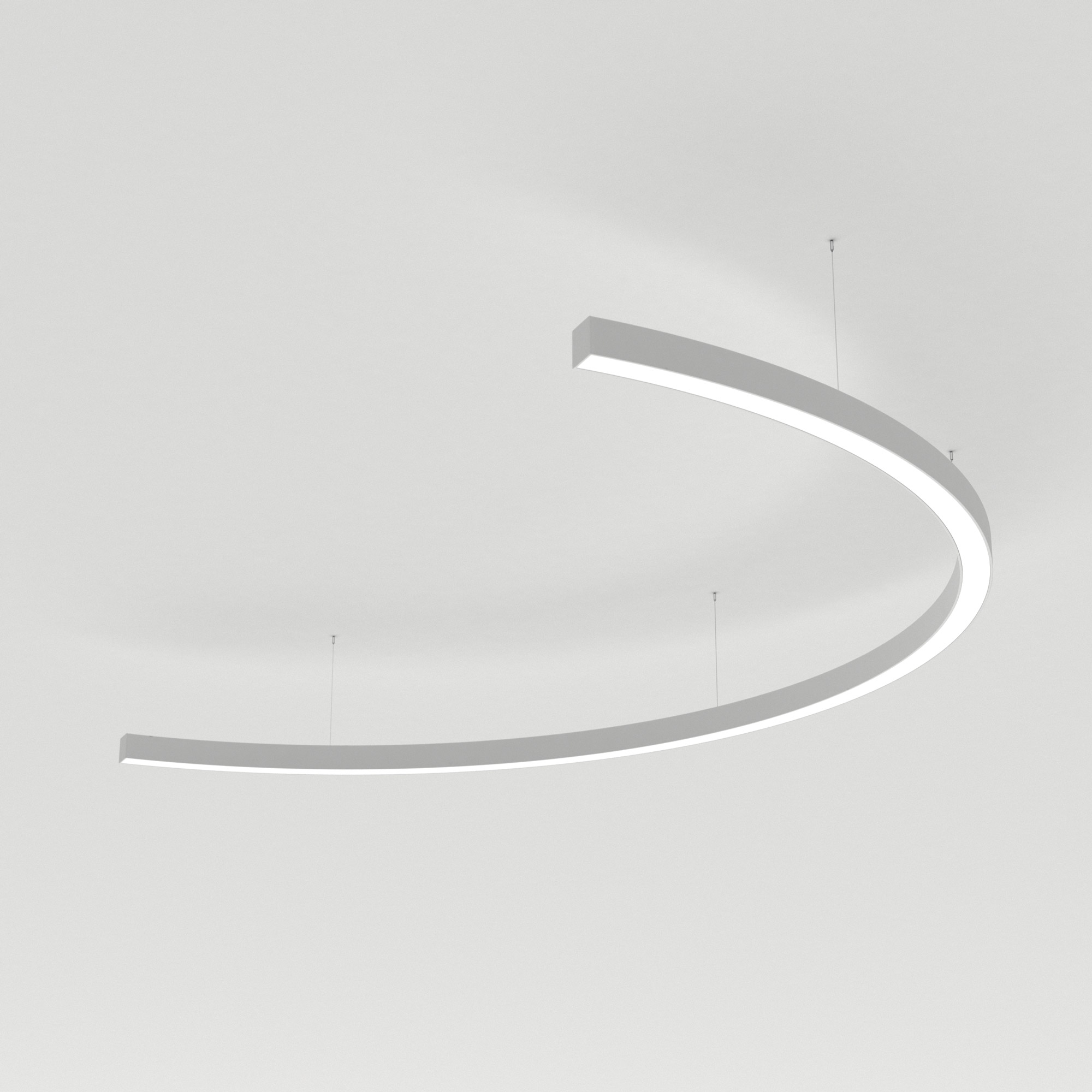 Светильник SP-LINE-HANG-ARC-C3535-D1500-53W Day4000 (WHITE, 230V) (Arlight, Металл)