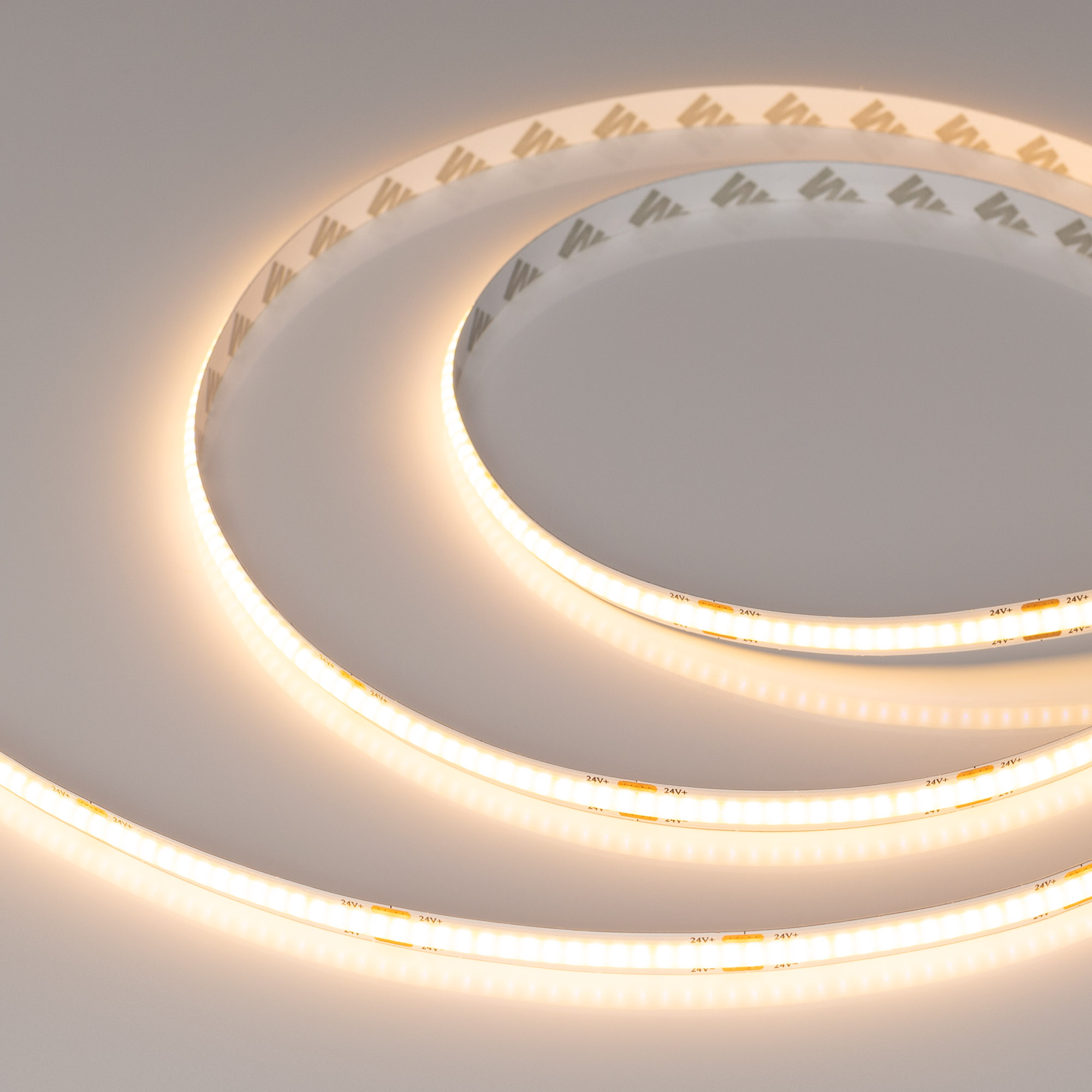 Светодиодная лента COB-X320-8mm 24V Warm2700 (8 W/m, IP20, 5m) (Arlight, -)