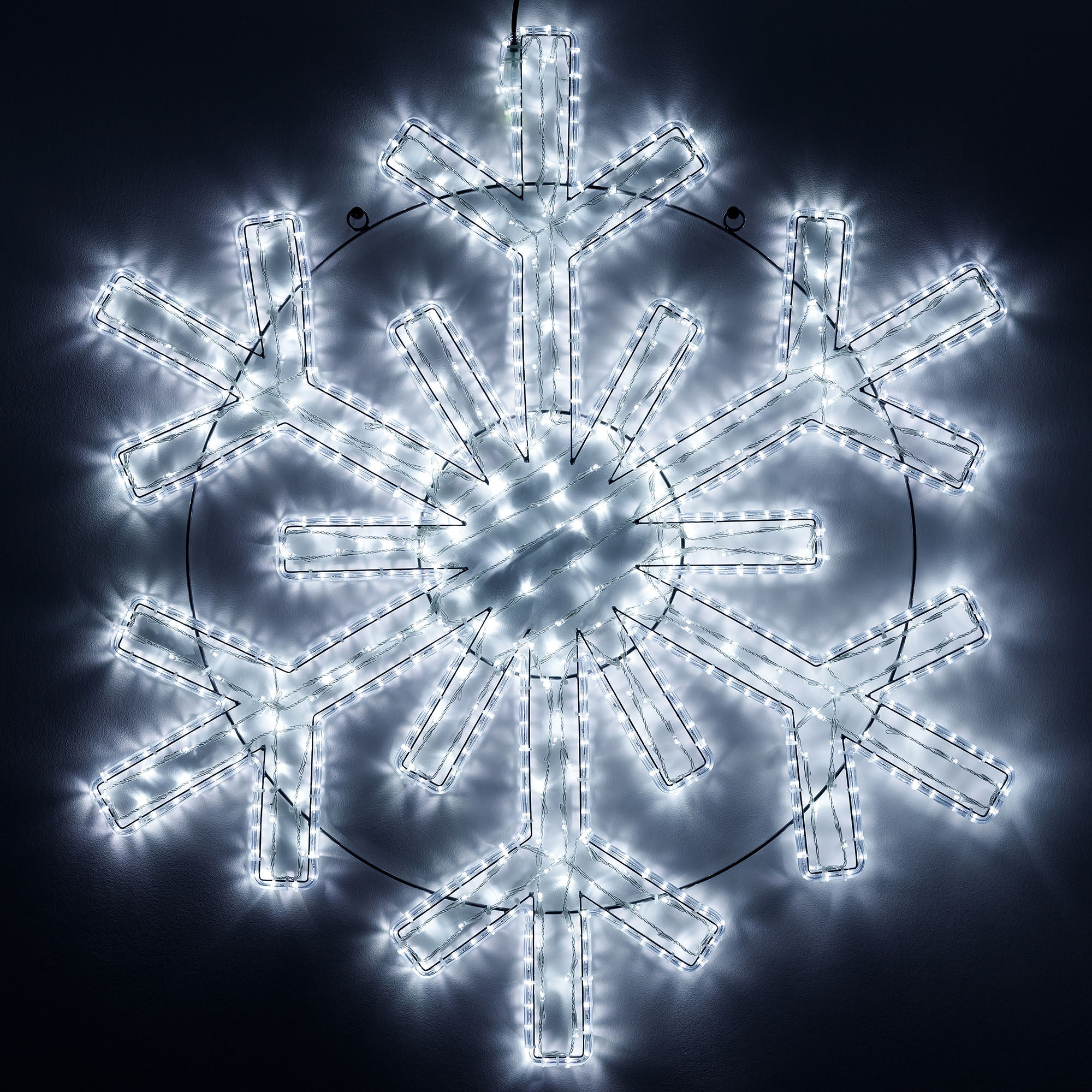 Фигура светодиодная ARD-SNOWFLAKE-M11-1250x1200-604LED White (230V, 36.5W) (Ardecoled, IP65, 1 год)