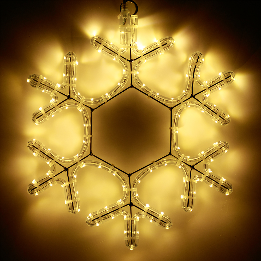 Фигура cветодиодная ARD-SNOWFLAKE-M7-450x375-108LED Warm (230V, 6.5W) (Ardecoled, IP65, 1 год)