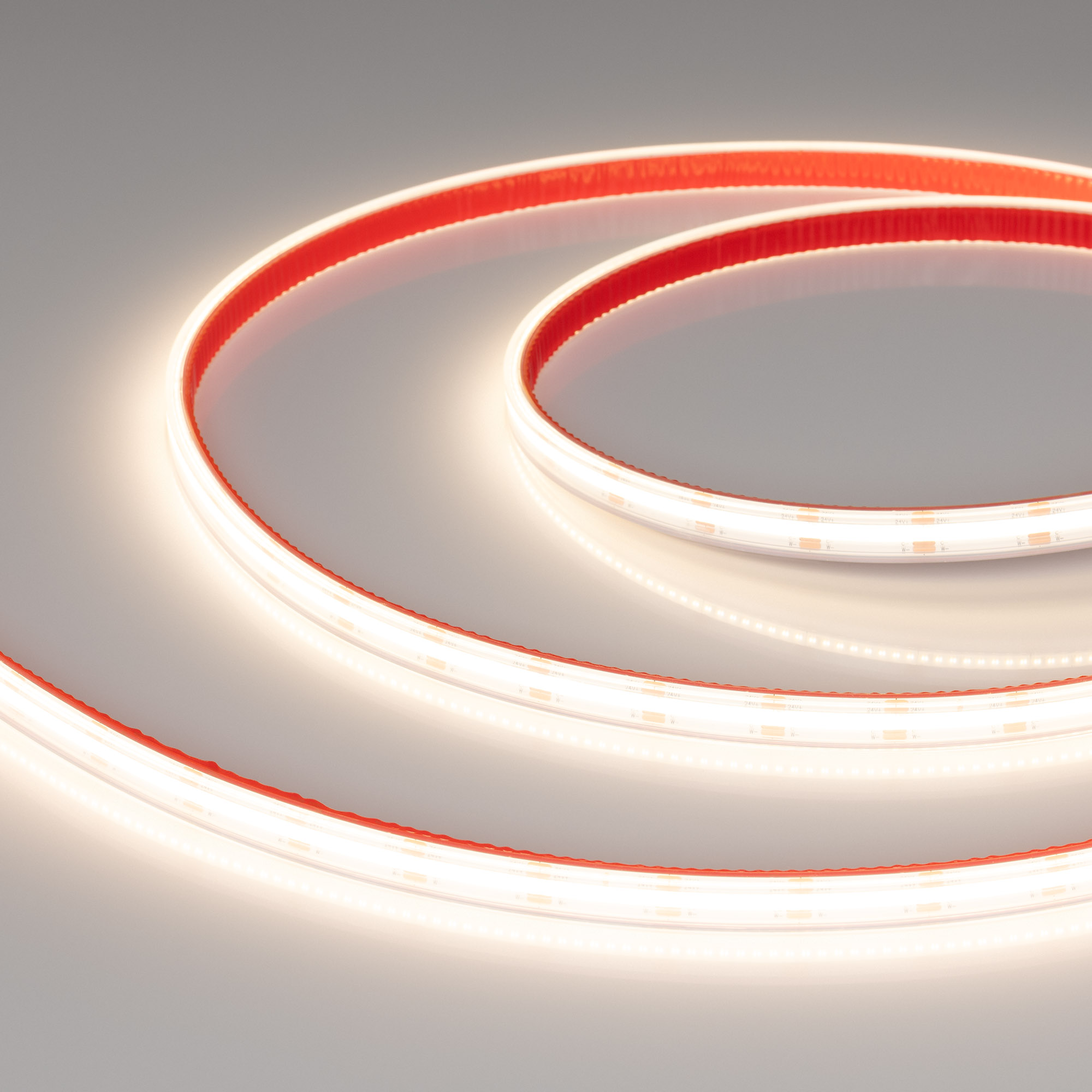 Светодиодная лента герметичная CSP-PS-X640-12mm 24V White-MIX (23 W/m, IP67, 5m) (Arlight, Изменяемая ЦТ)