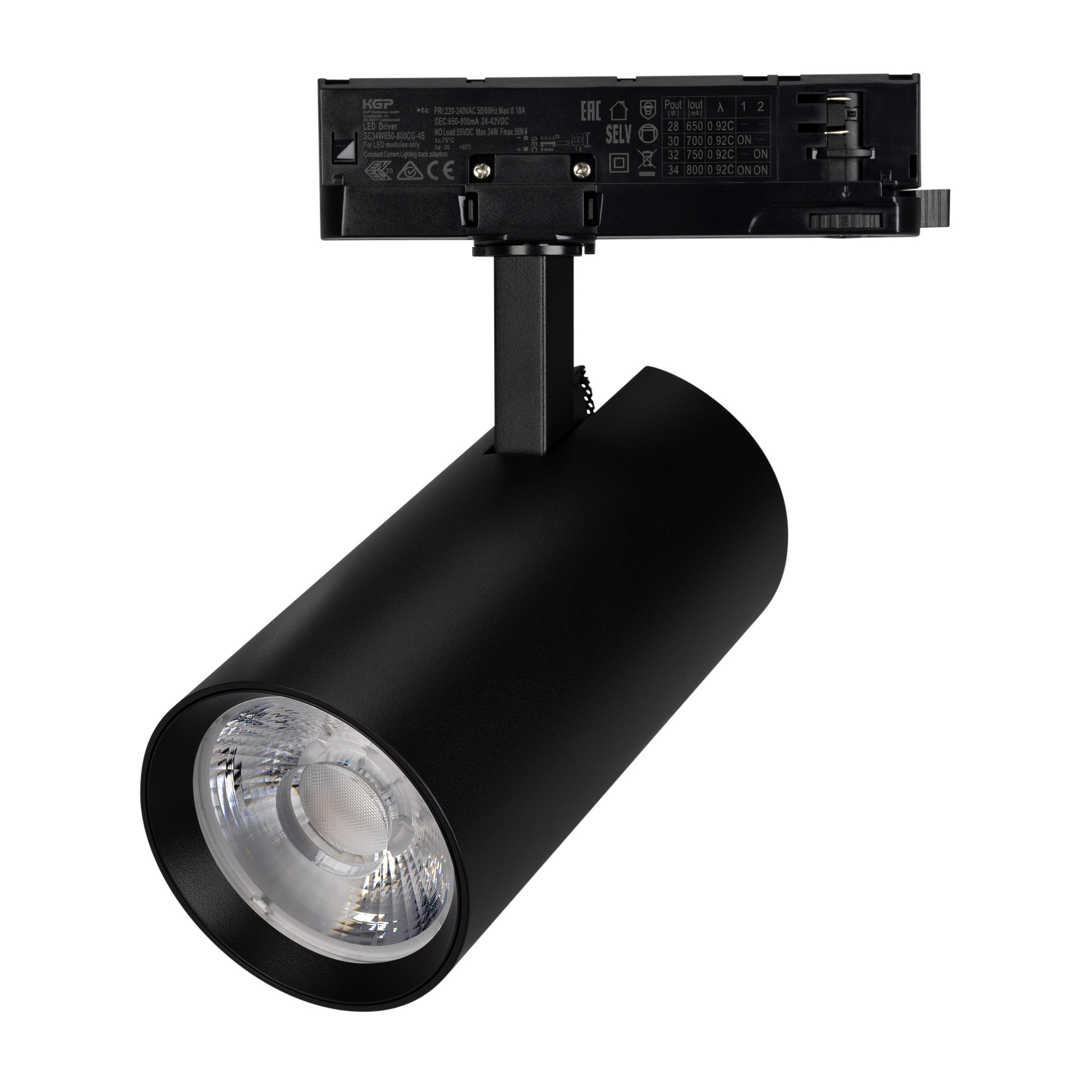 Светильник LGD-GERA-4TR-R90-30W Day4000 (BK, 36 deg, 230V) (Arlight, IP20 Металл, 5 лет)