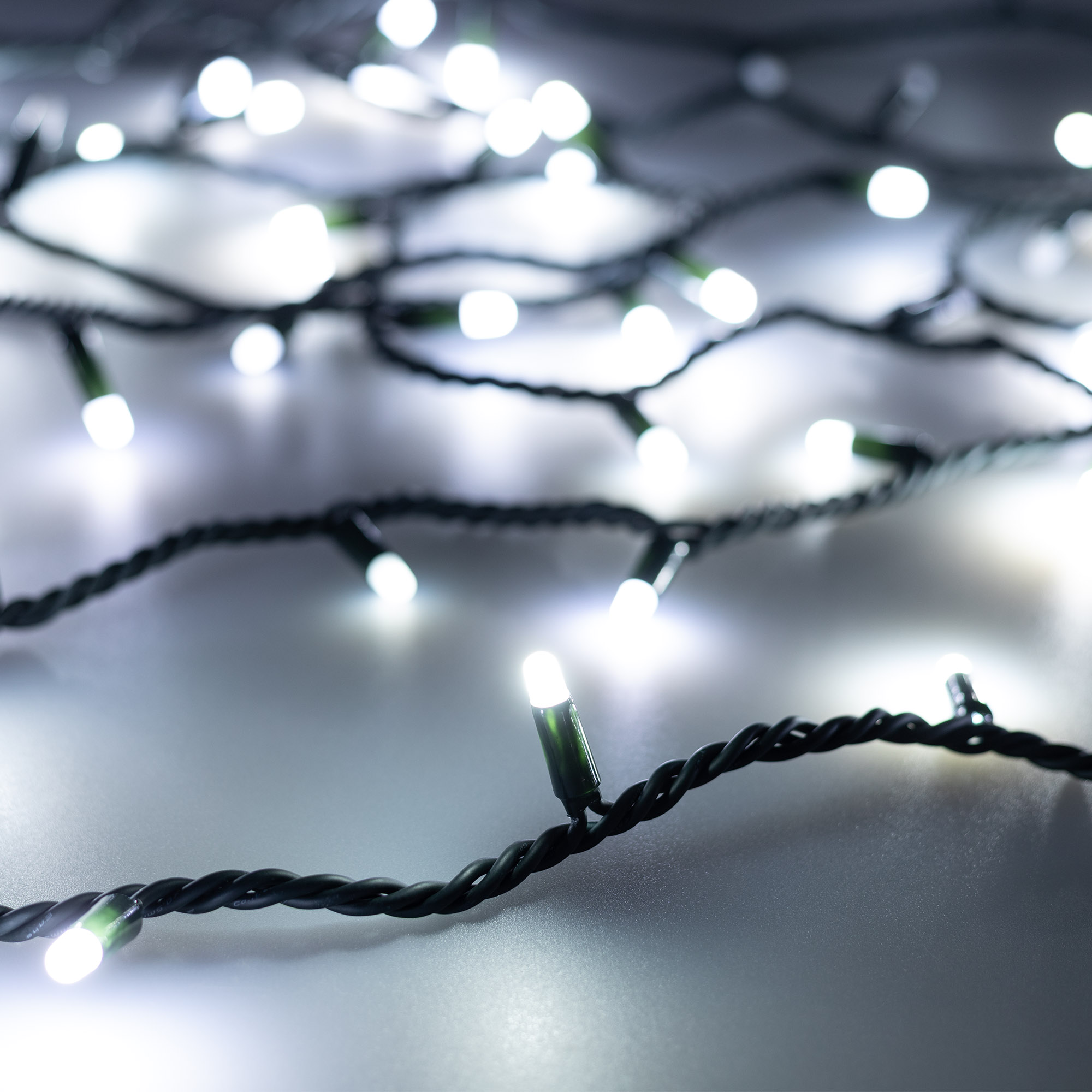 Светодиодная гирлянда ARD-STRING-PRO-1000-GREEN-100LED-MILK-PULSE White (230V, 7W) (Ardecoled, IP65, 2 года)