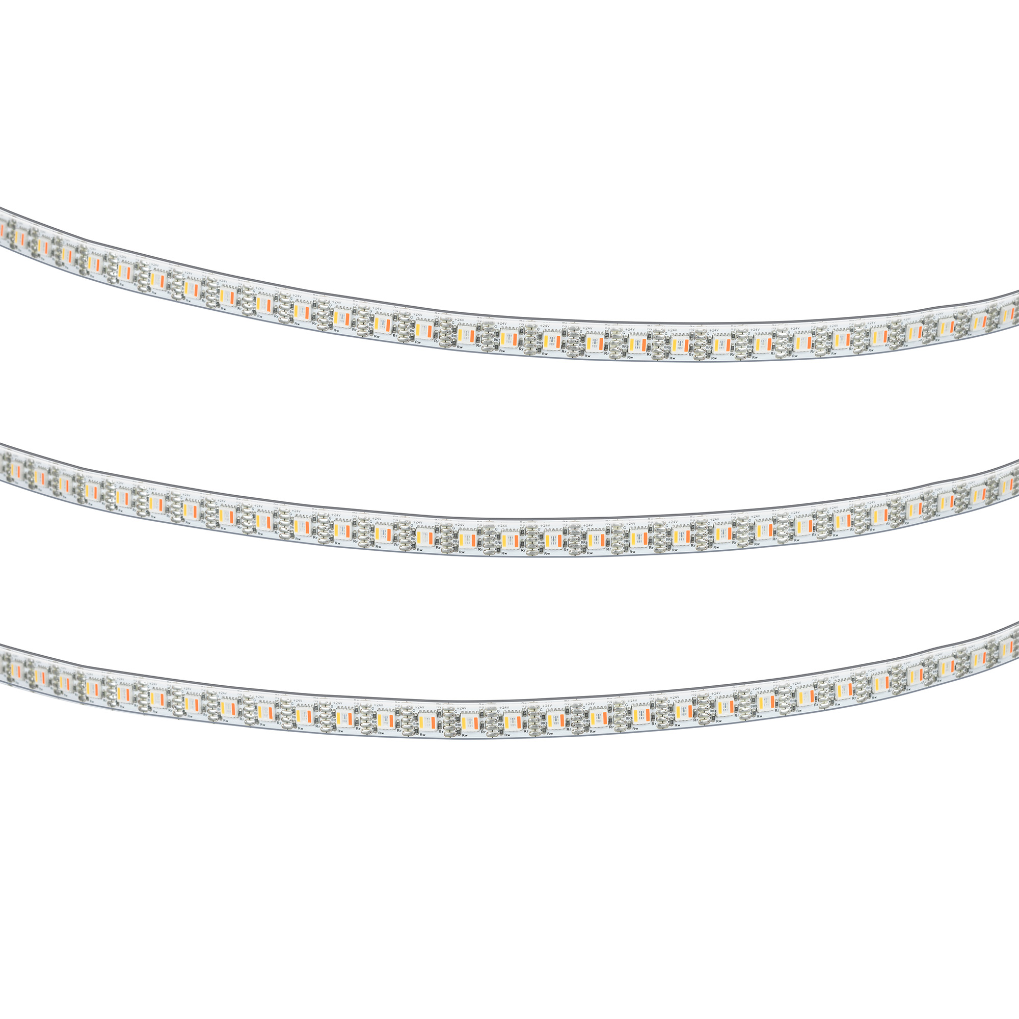 Светодиодная лента герметичная FCW-PS-B84-12mm 24V RGBW-White-CX1 (20 Wm, IP67, 5m) (Arlight, резка 1 светодиод)