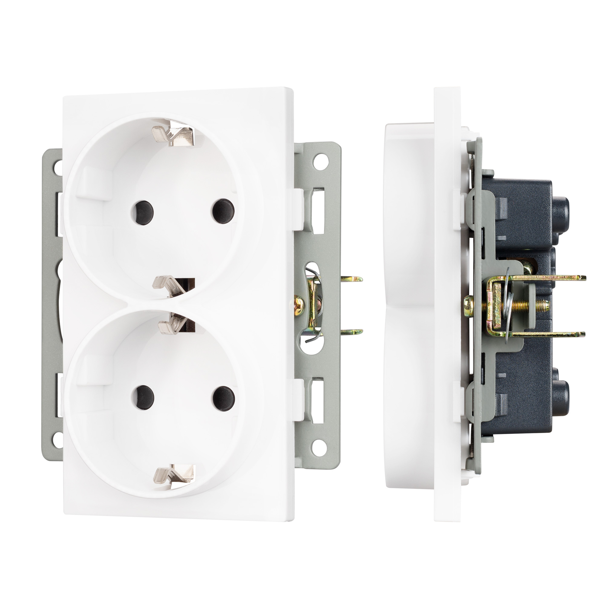 Механизм электрической розетки SCT-MEUD-PL-WH (250V, 16A) (Arlight, -)