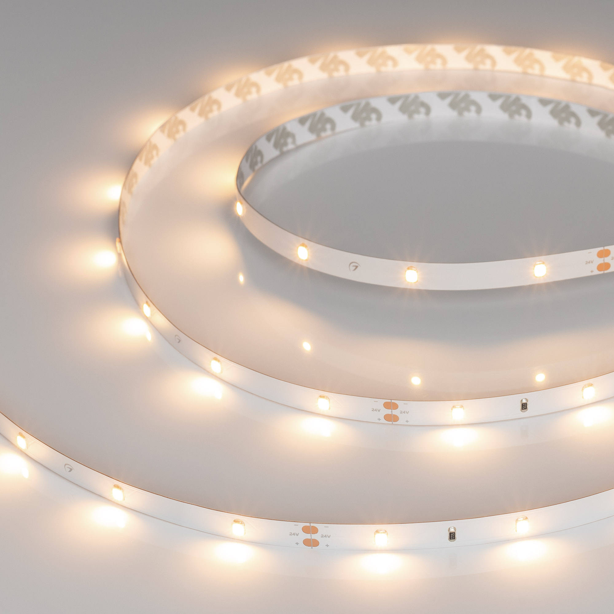 Светодиодная лента RT-A30-8mm 24V Warm3000 (2.9 W/m, IP20, 2835, 5m) (Arlight, -)