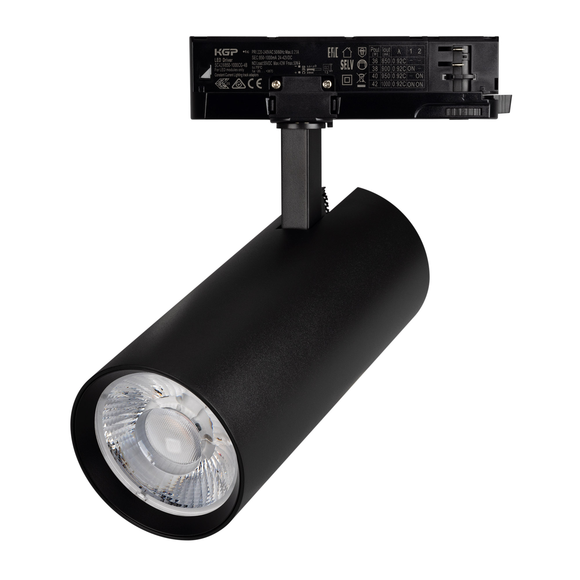 Светильник LGD-GERA-4TR-R90-40W Day4000 (BK, 36 deg, 230V) (Arlight, IP20 Металл, 5 лет)