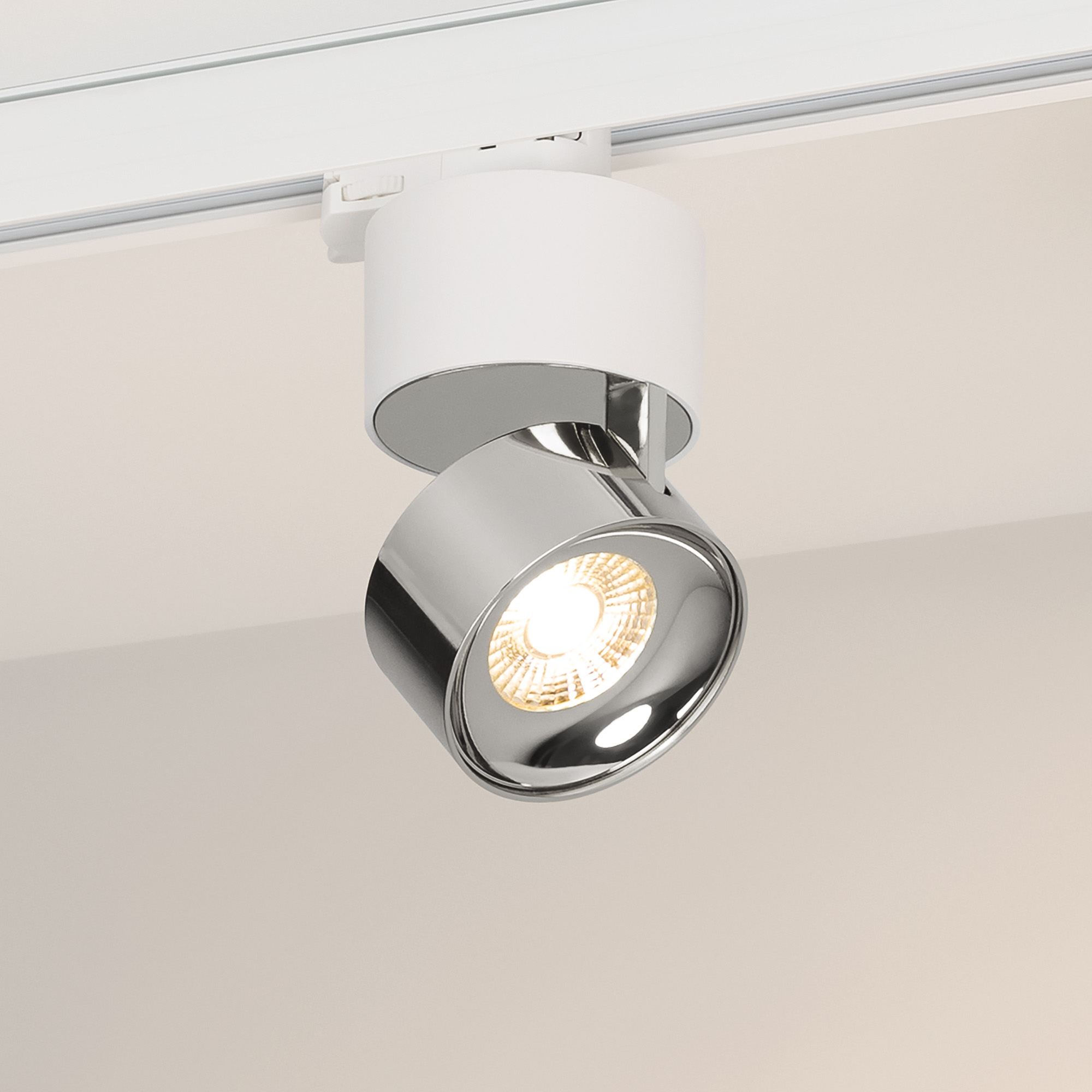 Светильник SP-PLURIO-TRACK-4TR-R77-9W Day4000 (WH-CHR, 36 deg, 230V) (Arlight, IP20 Металл, 3 года)