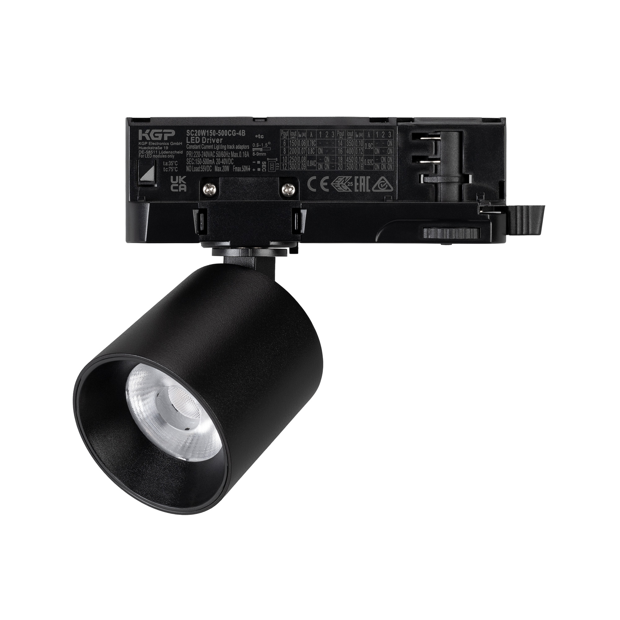 Светильник LGD-DYKE-4TR-R60-8W Day4000 (BK, 20 deg, 230V, DALI) (Arlight, IP20 Металл, 5 лет)