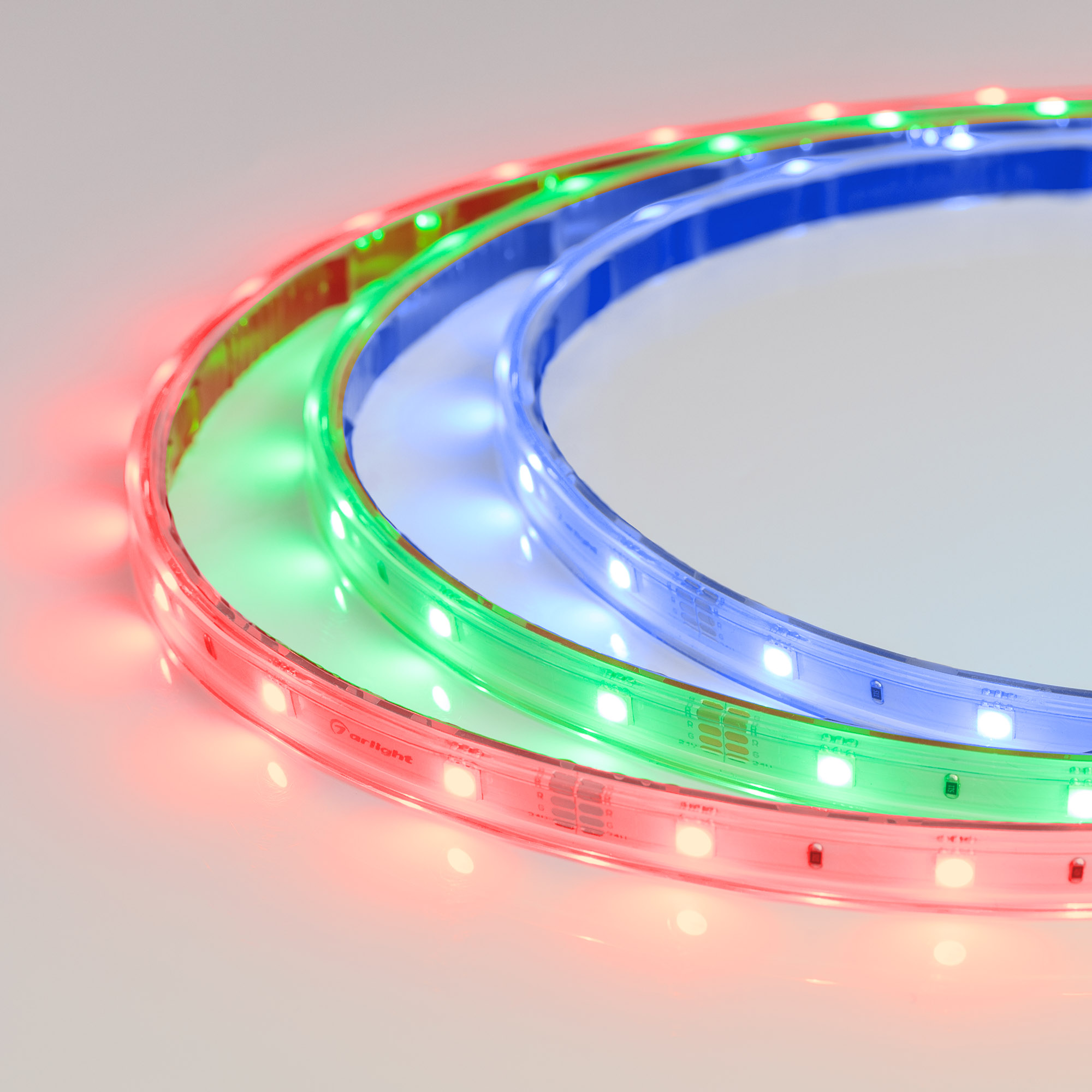 Светодиодная лента герметичная RTW-PS-B30-13mm 24V RGB (7.2 W/m, IP67, 5060, 5m) (Arlight, 7.2 Вт/м, IP67)