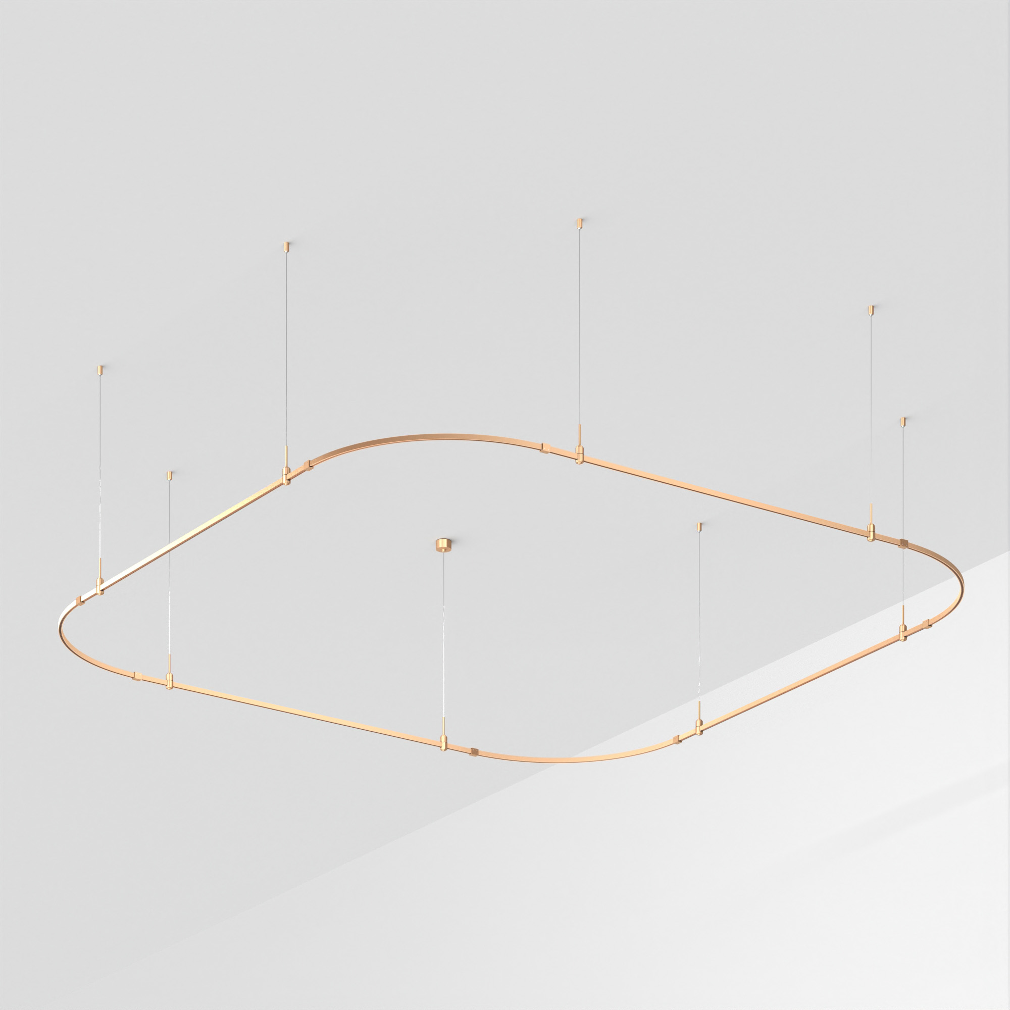 Основание ART-APRIORI-QUADRAT-SOFT-HANG-3500x3500 (GD) (Arlight, IP20 Металл, 3 года)