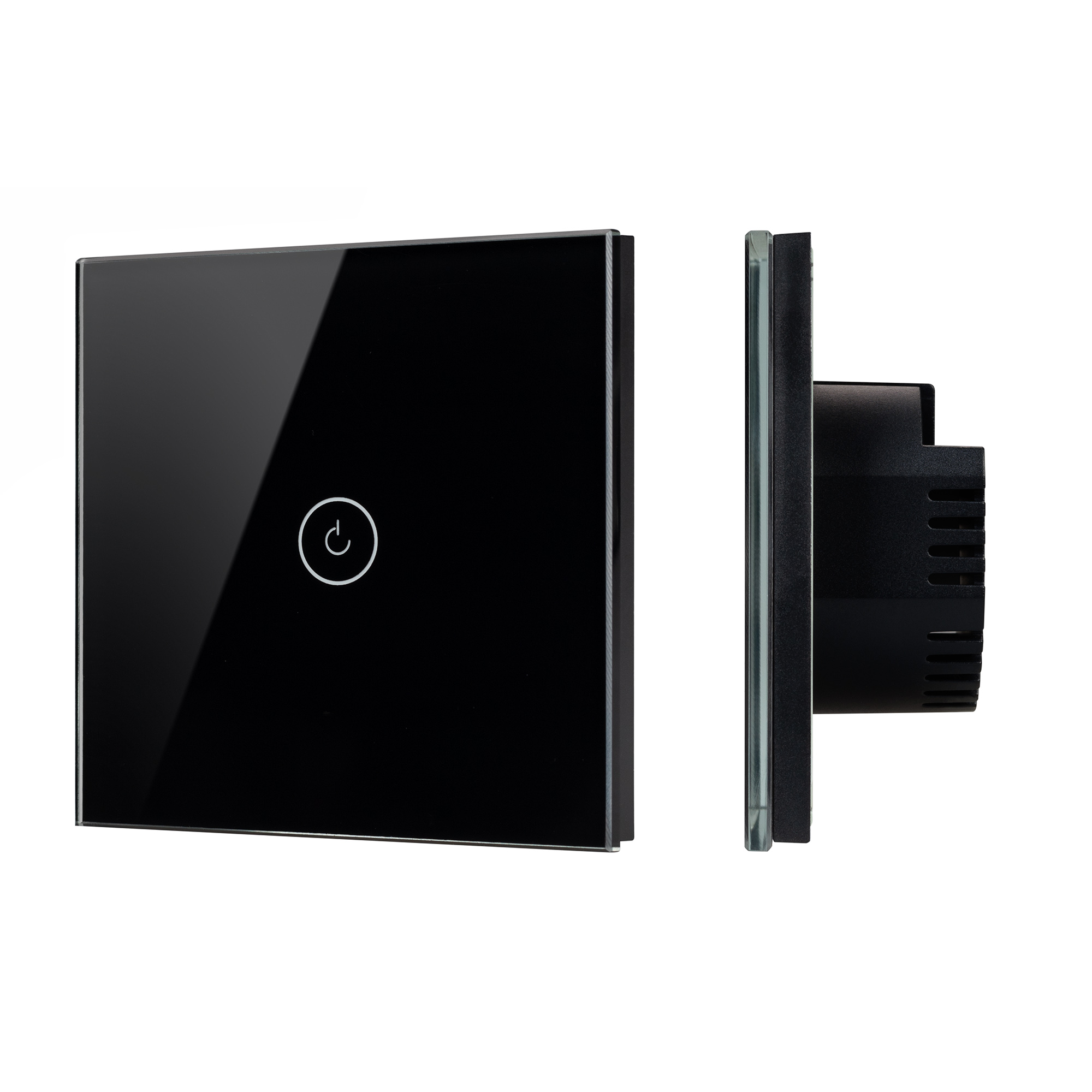 Выключатель сенсорный SWT-OMALI-S01-ZB-BK (250V, 10A, Zigbee) (Arlight, Стекло)