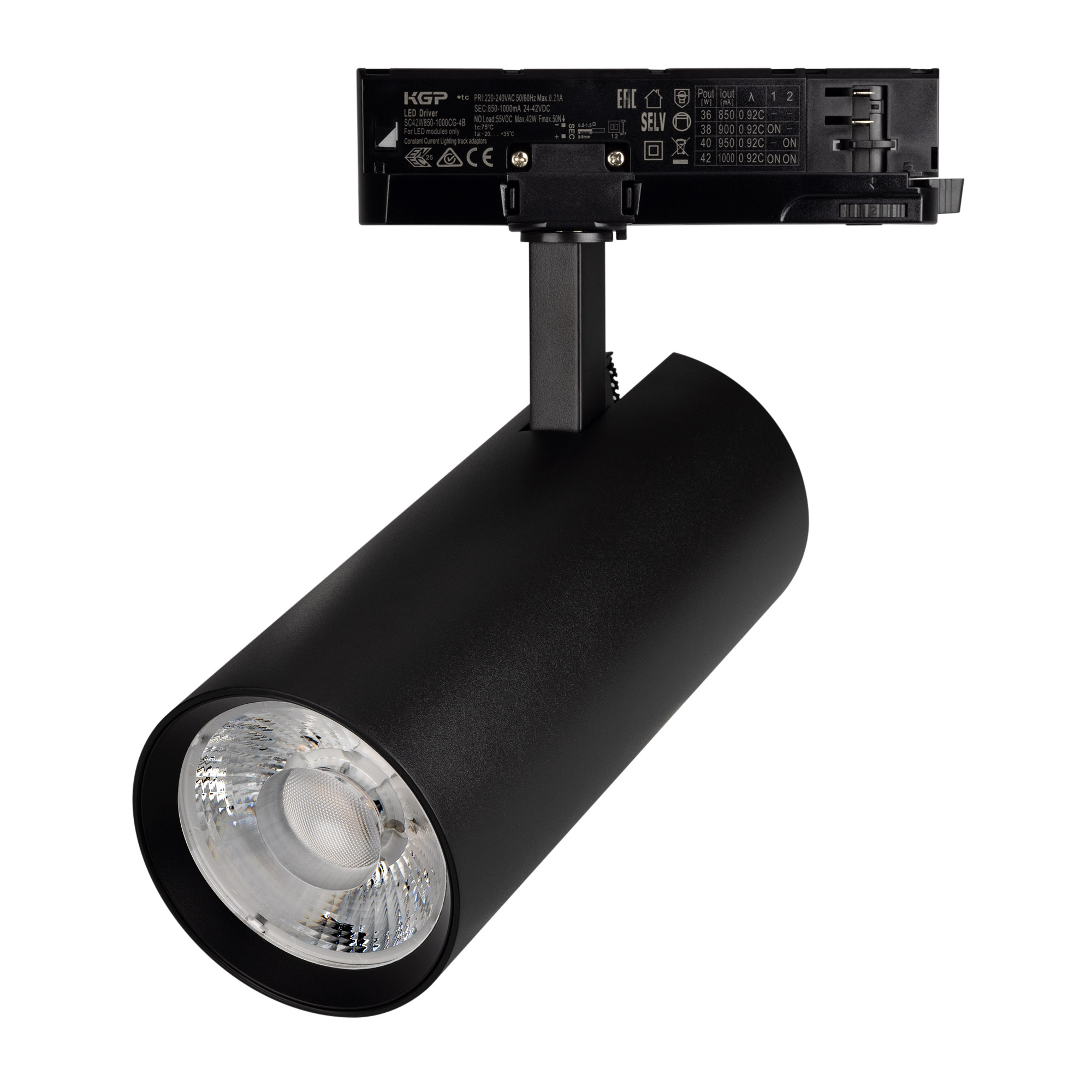 Светильник LGD-GERA-4TR-R90-40W Day4000 (BK, 24 deg, 230V) (Arlight, IP20 Металл, 5 лет)
