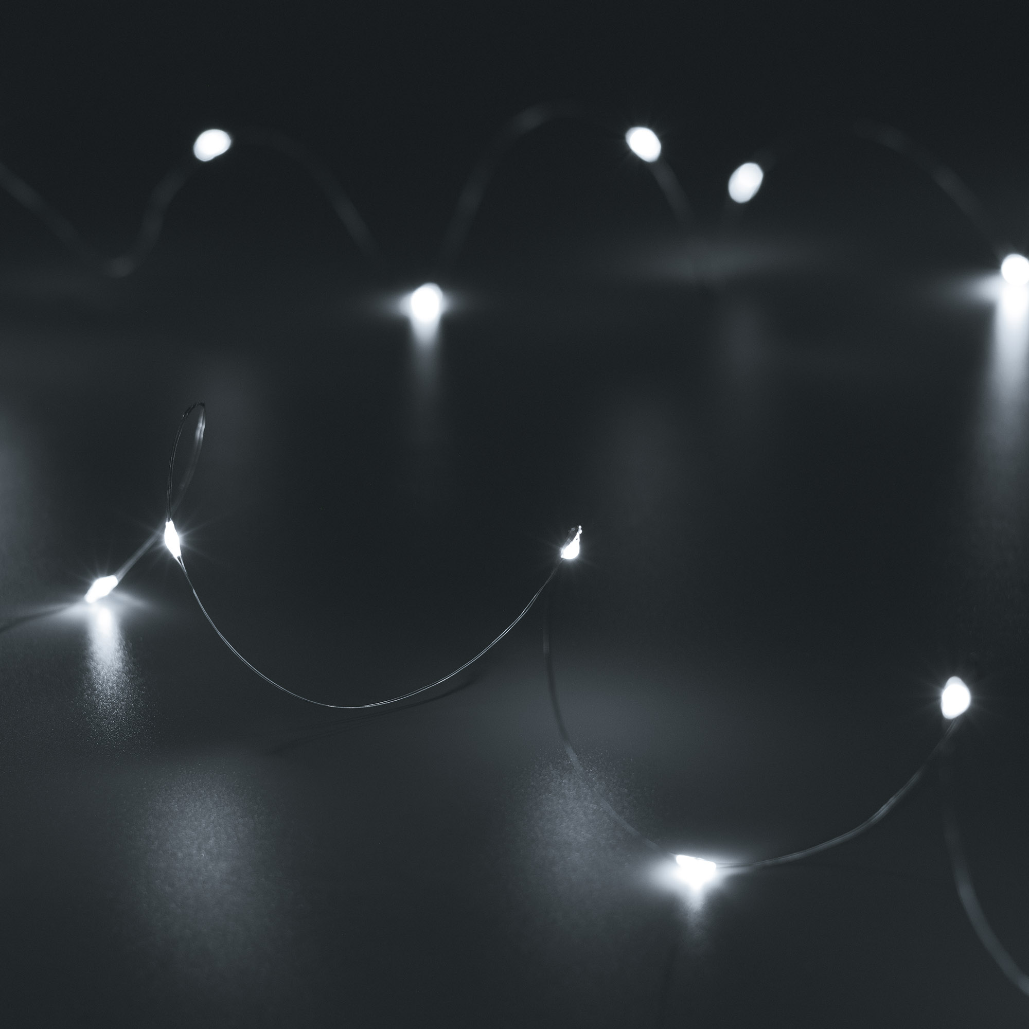 Светодиодная гирлянда ARD-DEW-HOME-2000-CLEAR-20LED-STD White6000 (3V, Battery Pack) (Ardecoled, IP20)