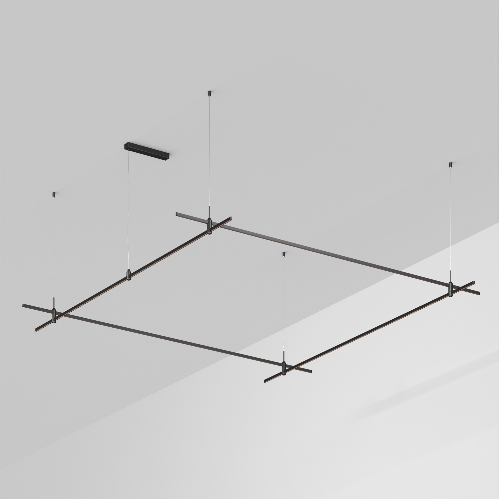 Основание ART-APRIORI-QUADRAT-HANG-3000x3000 (BK) (Arlight, IP20 Металл, 3 года)