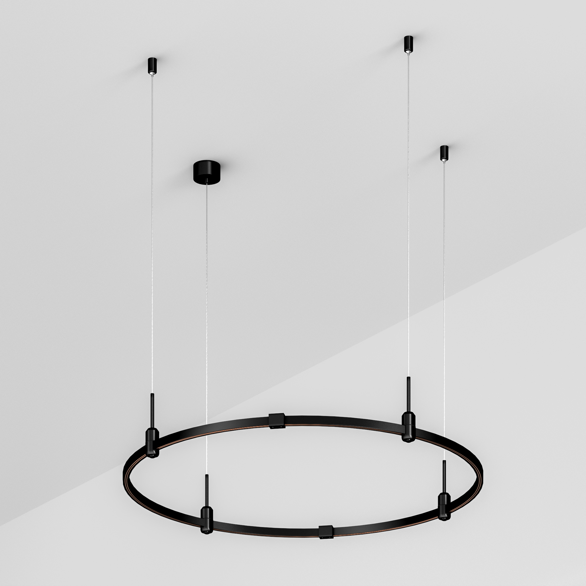 Основание ART-APRIORI-ROUND-HANG-R1000 (BK) (Arlight, IP20 Металл, 3 года)