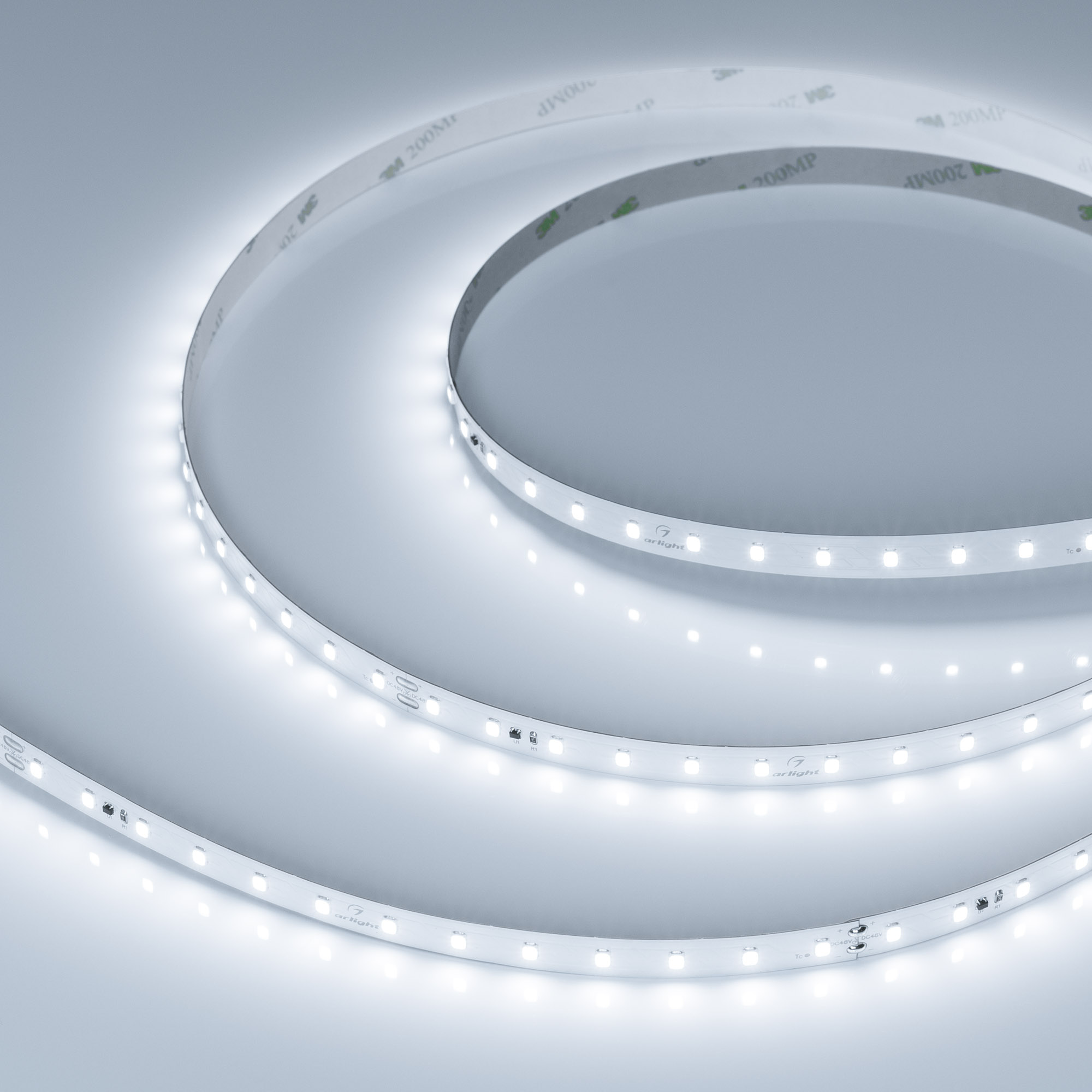 Светодиодная лента IC-A78-10mm 48V White6000 (4 W/m, IP20, 2835, 50m) (Arlight, стабилизированная)