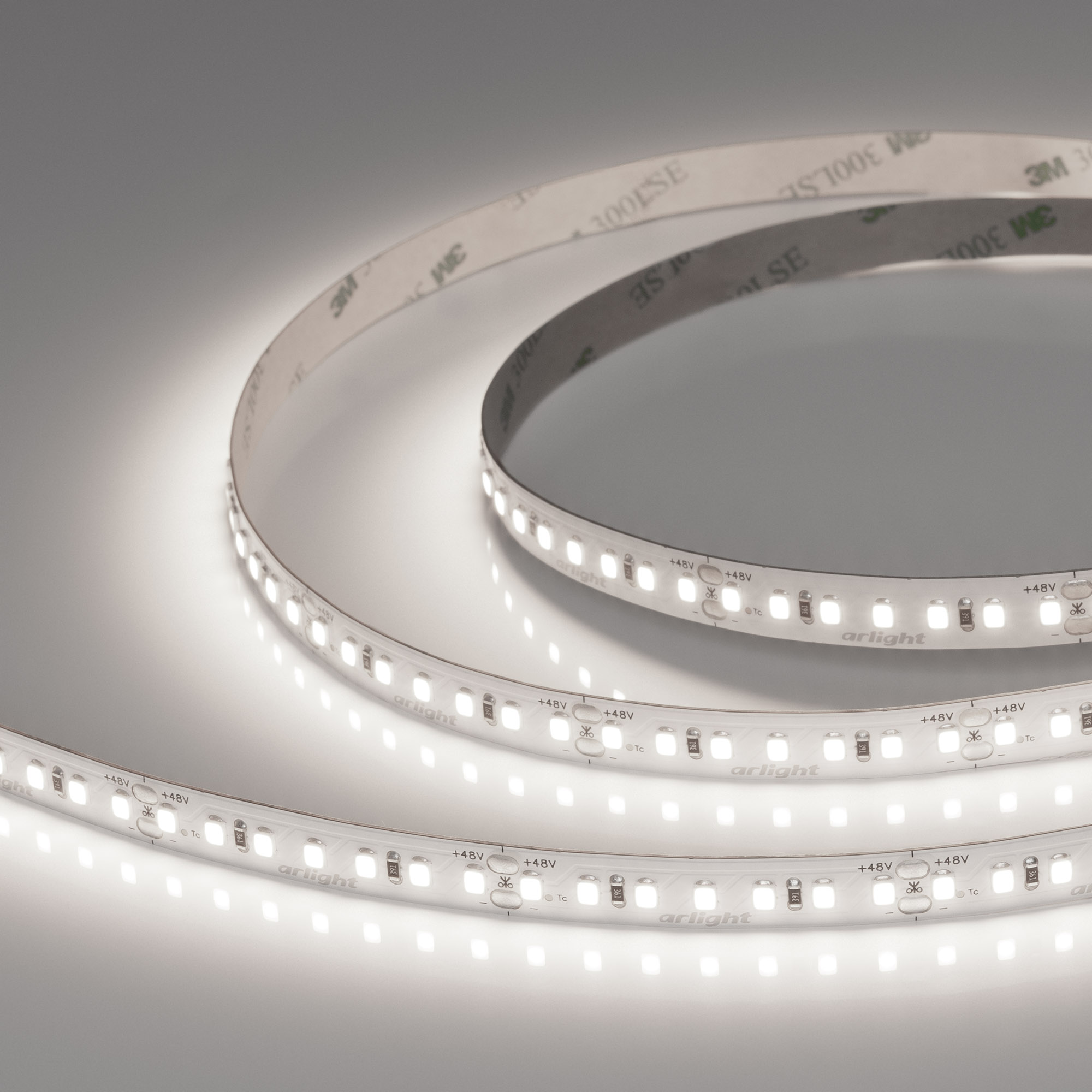 Светодиодная лента UL-A140-10mm 48V Day5000 (12 W/m, IP20, 20m) (Arlight, CRI>90)