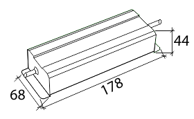 Блок питания ARPV-GT12080A (12V, 6.7A, 80W)