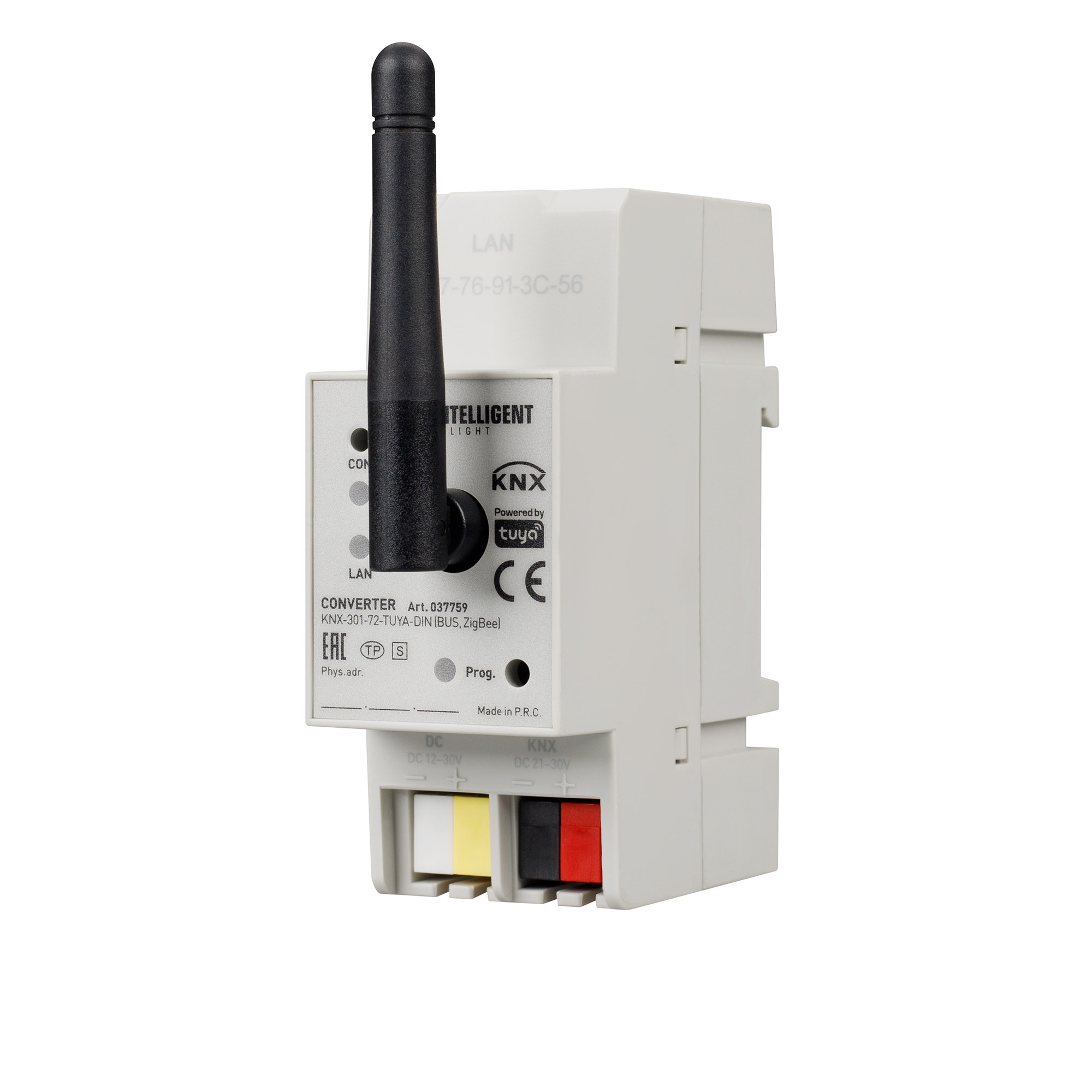 INTELLIGENT ARLIGHT Конвертер KNX-301-72-TUYA-DIN (BUS, ZigBee) (IARL, IP20 Пластик, 2 года)