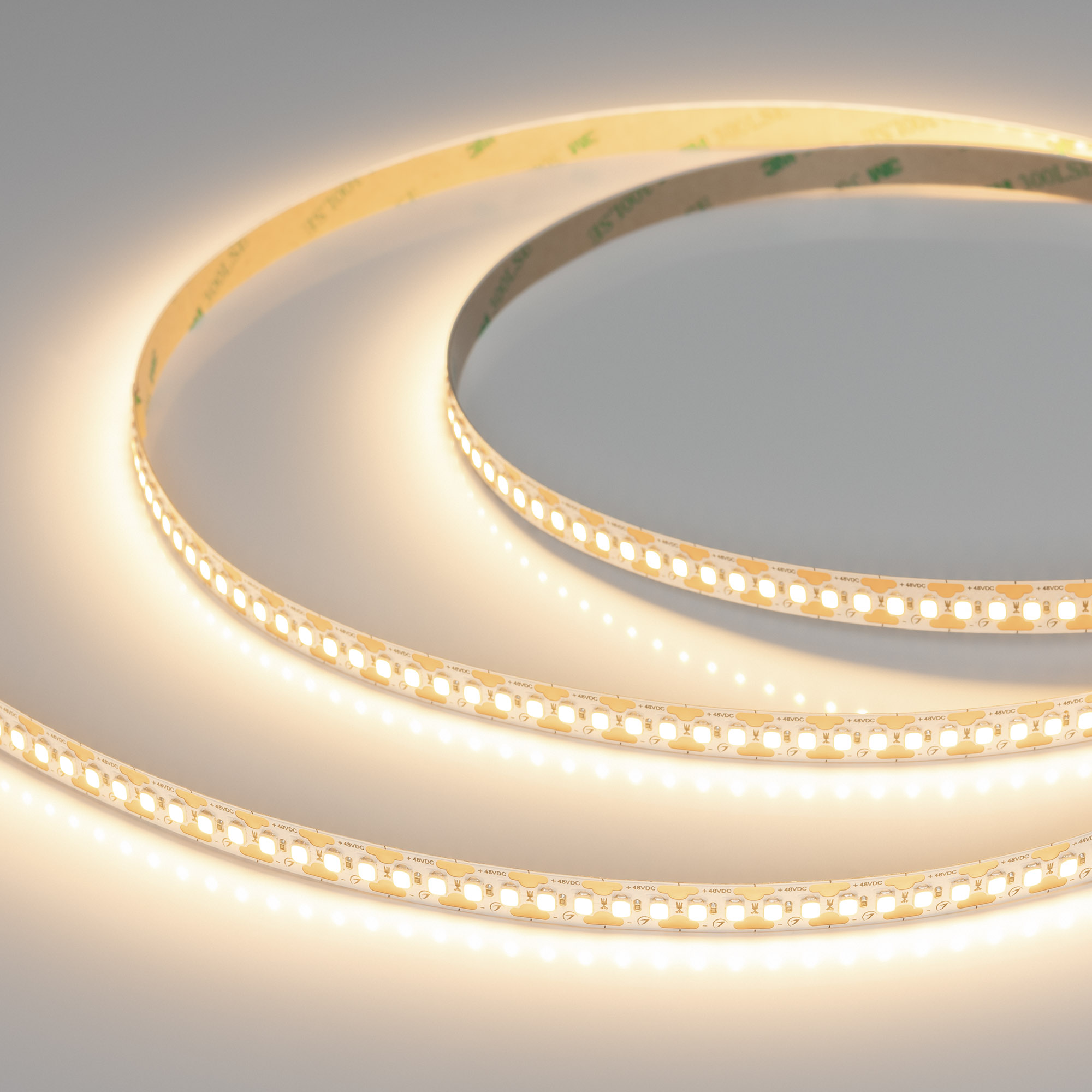 Светодиодная лента UL-A180-10mm 48V Warm3500-CX2 (19 W/m, IP20, 10m) (Arlight, 7 лет)