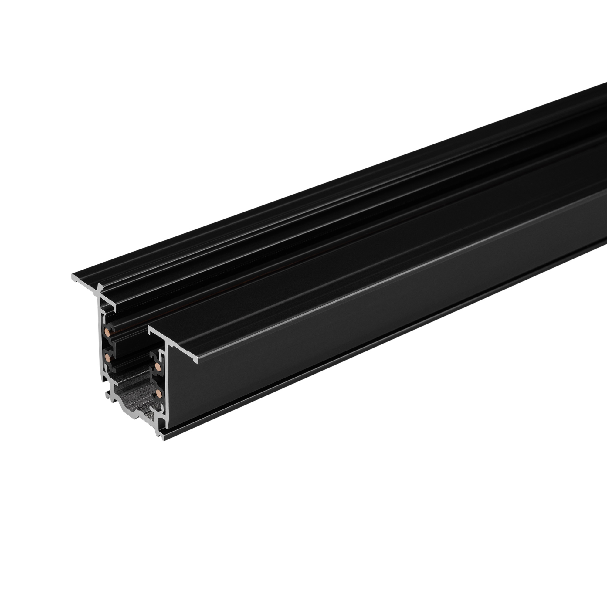 Трек встраиваемый LGD-4TR-TRACK-F-1000-BK-M (D) (Arlight, IP20 Металл, 3 года)