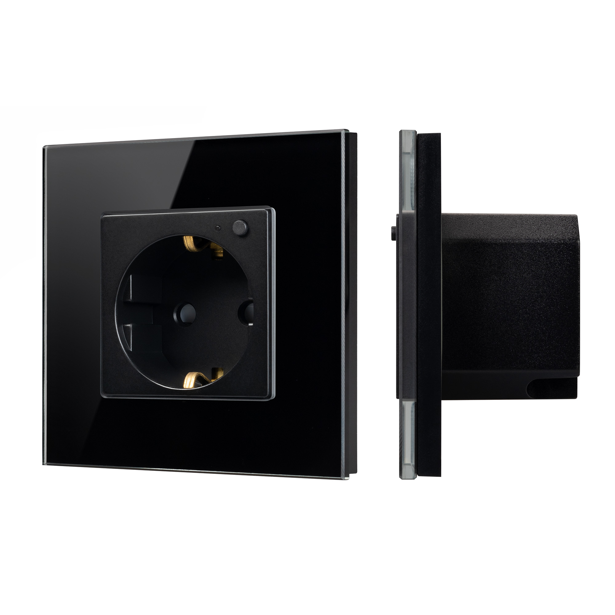 Розетка электрическая с Zigbee управлением SCT-OMALI-EUZB1-PL-BK (240V, 16A, Zigbee) (Arlight, -)
