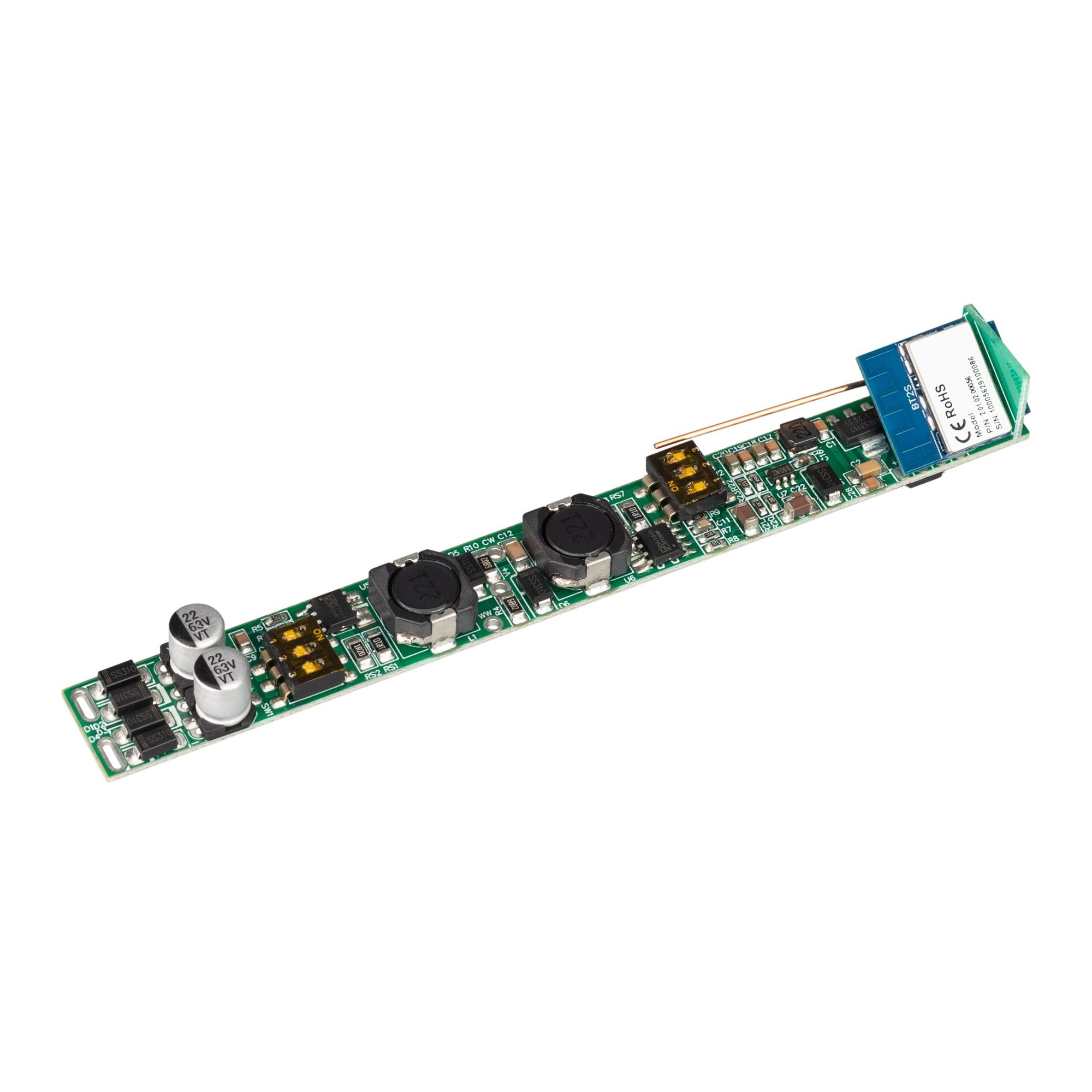 INTELLIGENT ARLIGHT Диммер SMART-CC-202-72-MIX-IN (48V, 2x350-700mA, Track, TUYA BLE, 2.4G) (IARL, Контроллер)