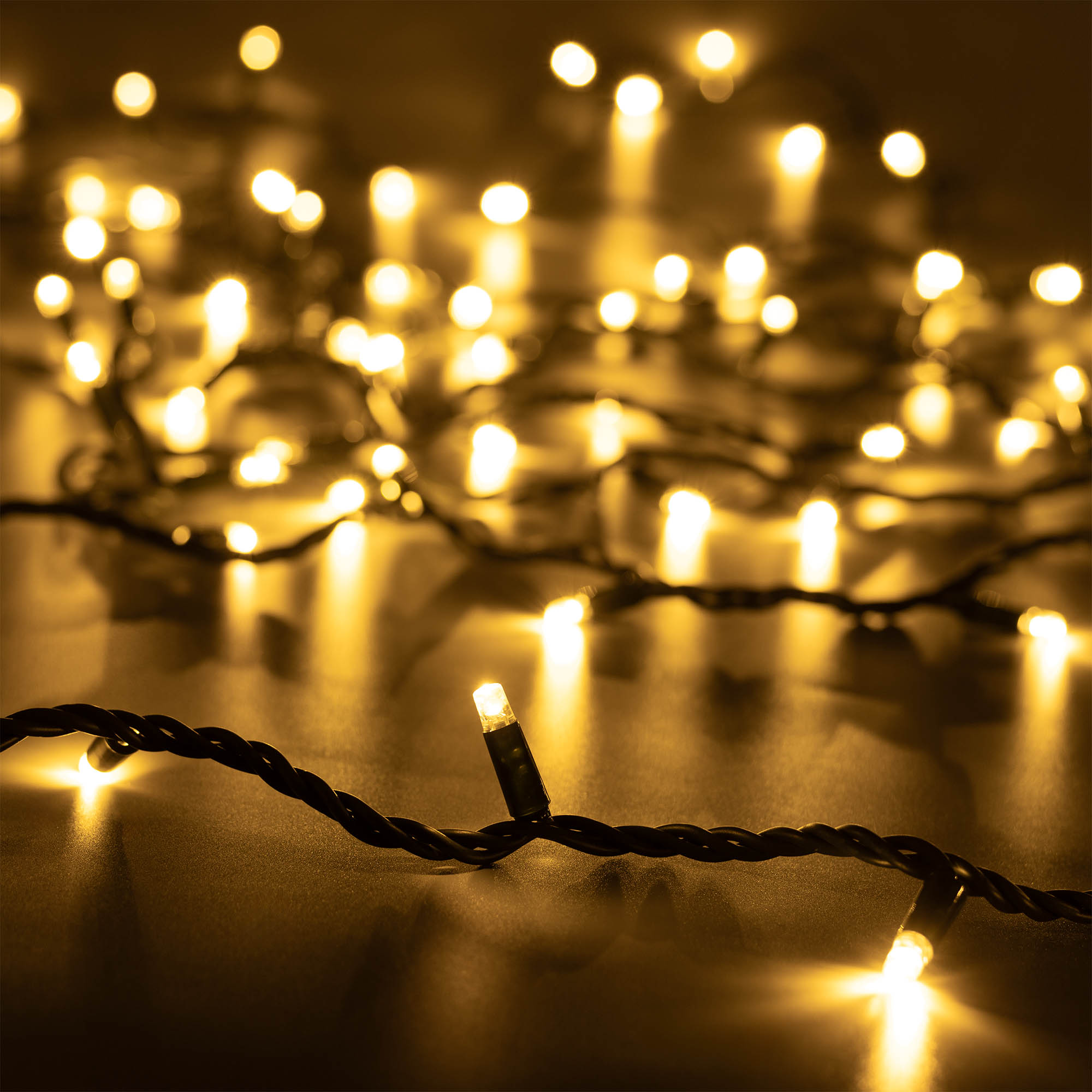 Светодиодная гирлянда ARD-STRING-PRO-10000-GREEN-100LED-STD WARM (230V, 7W) (Ardecoled, IP65, 2 года)