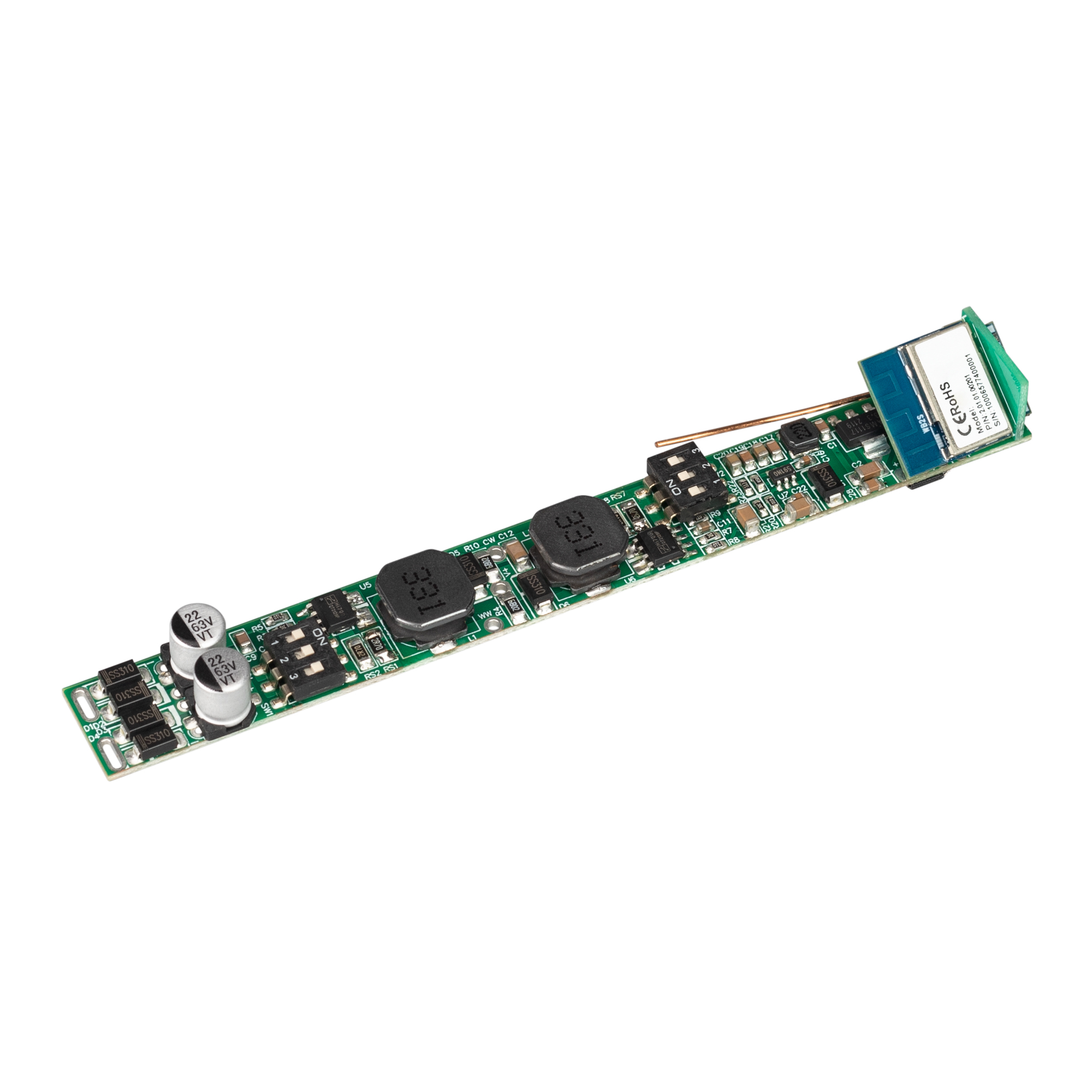 INTELLIGENT ARLIGHT Диммер SMART-CC-202-72-MIX-IN (48V, 2x150-500mA, Track, TUYA Wi-Fi, 2.4G) (IARL, Контроллер)