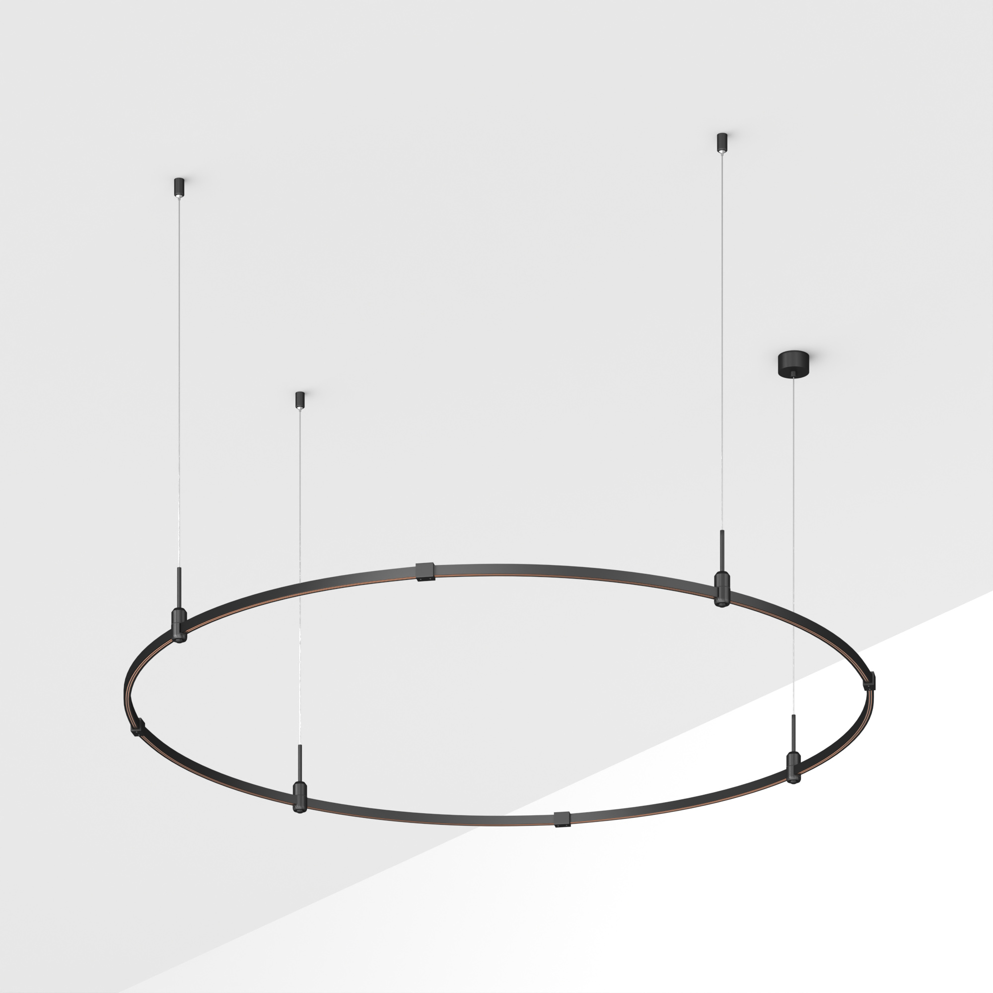 Основание ART-APRIORI-ROUND-HANG-R1800 (BK) (Arlight, IP20 Металл, 3 года)