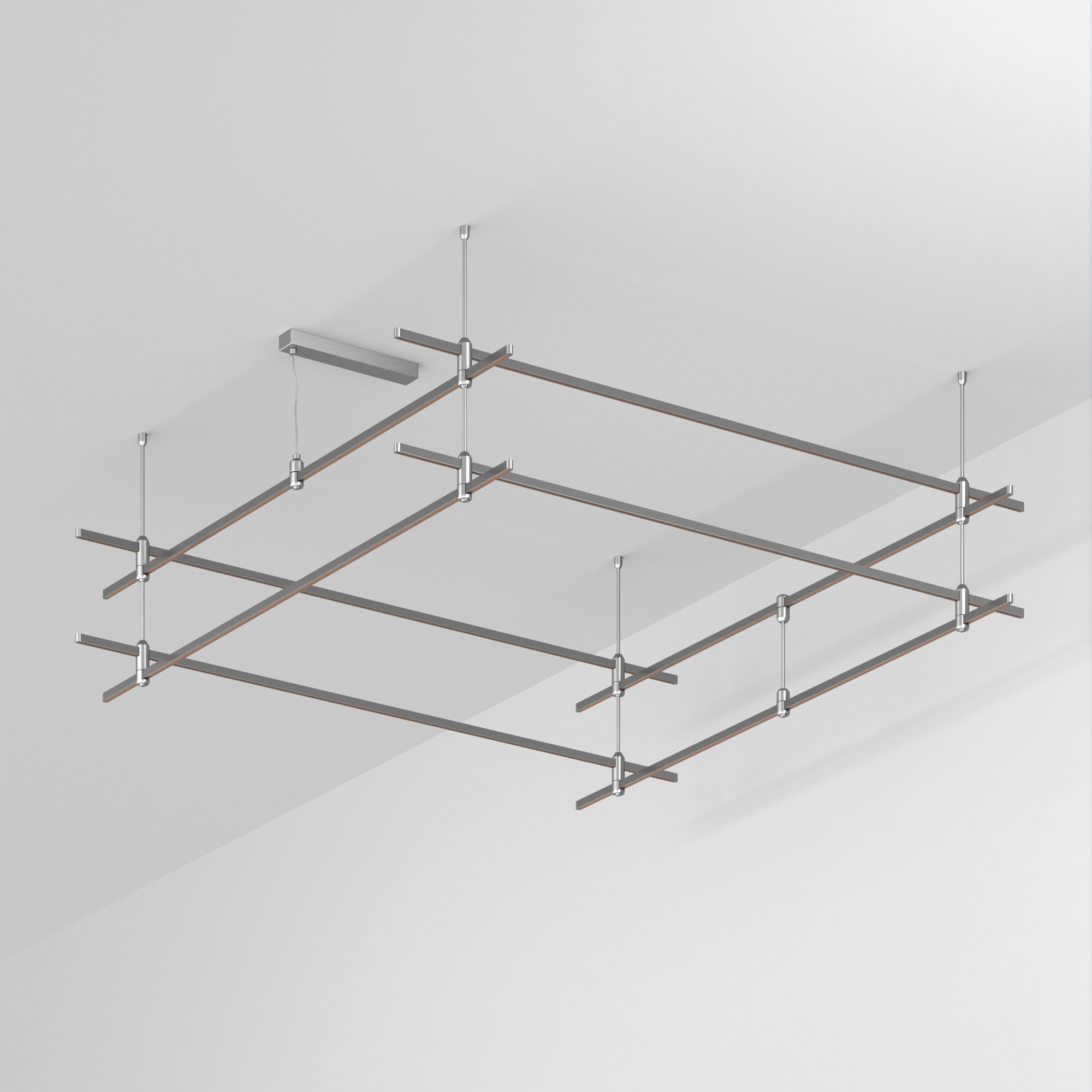 Основание ART-APRIORI-QUADRAT-2-ROD-400-2000x2000 (TN) (Arlight, IP20 Металл, 3 года)