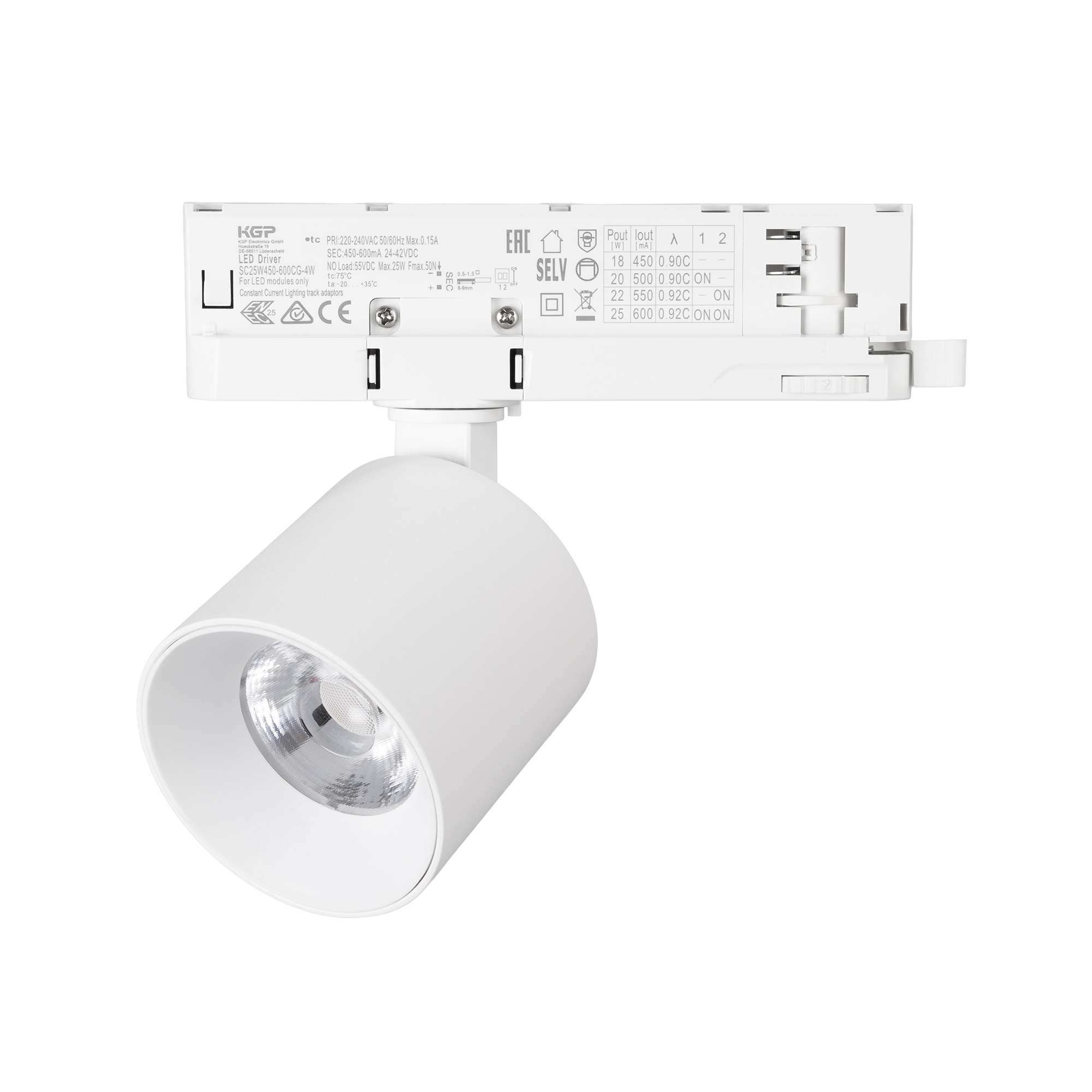 Светильник LGD-DYKE-4TR-R75-16W Day4000 (WH, 20 deg, 230V) (Arlight, IP20 Металл, 5 лет)